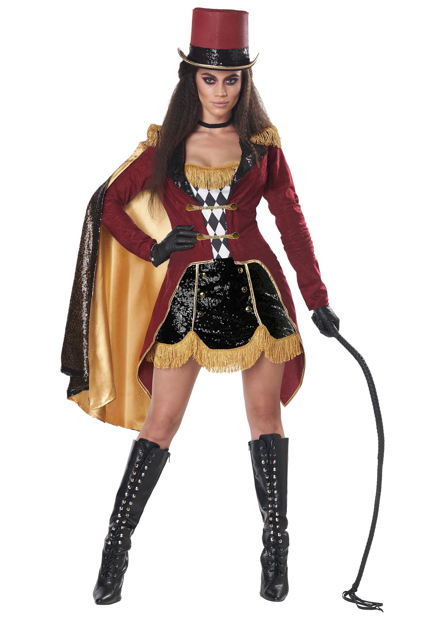 Women's Dazzling Ringmaster Costume 1 Women's Dazzling Ringmaster Costume