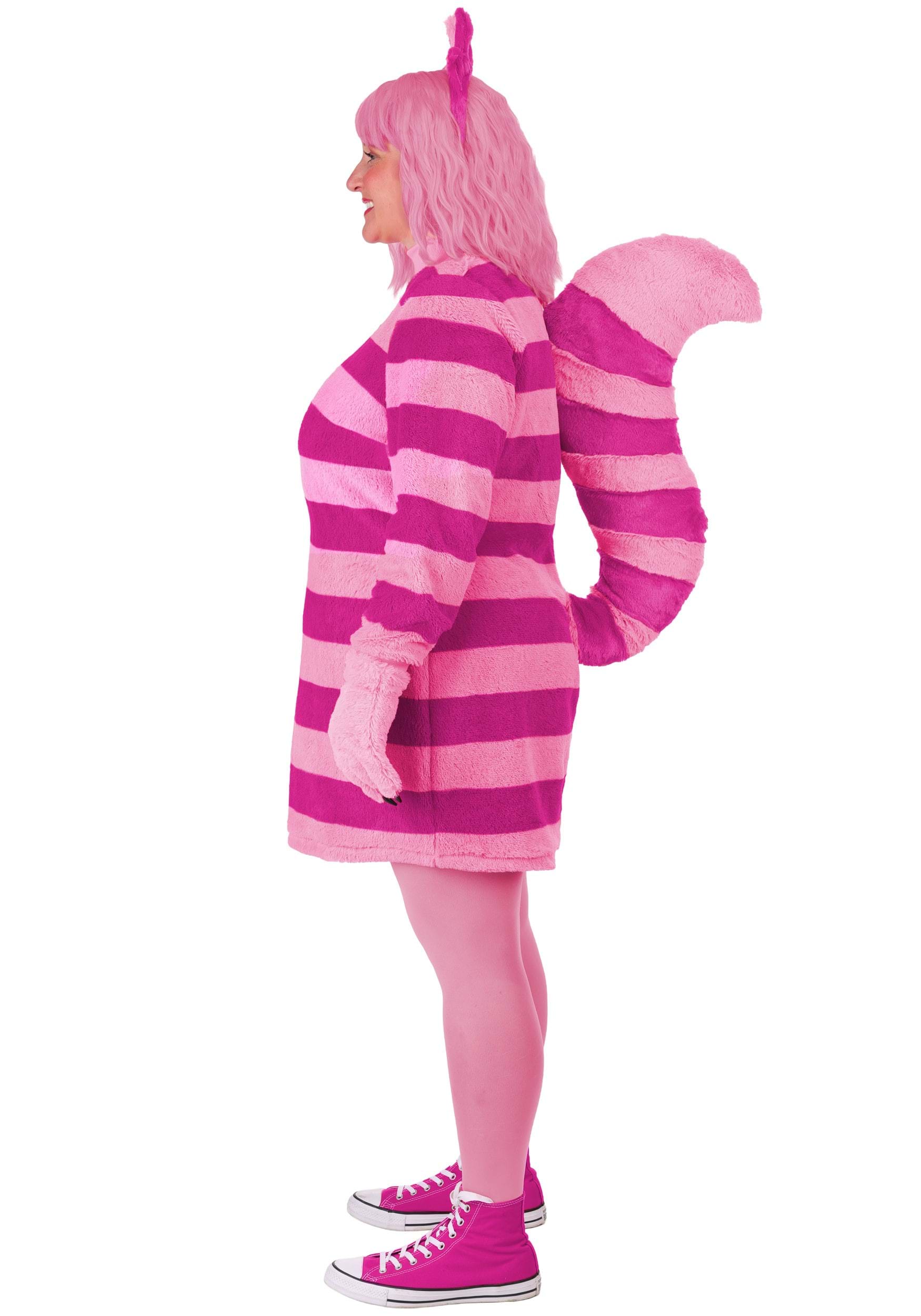 Women's Plus Size Disney Cheshire Cat Costume Dress