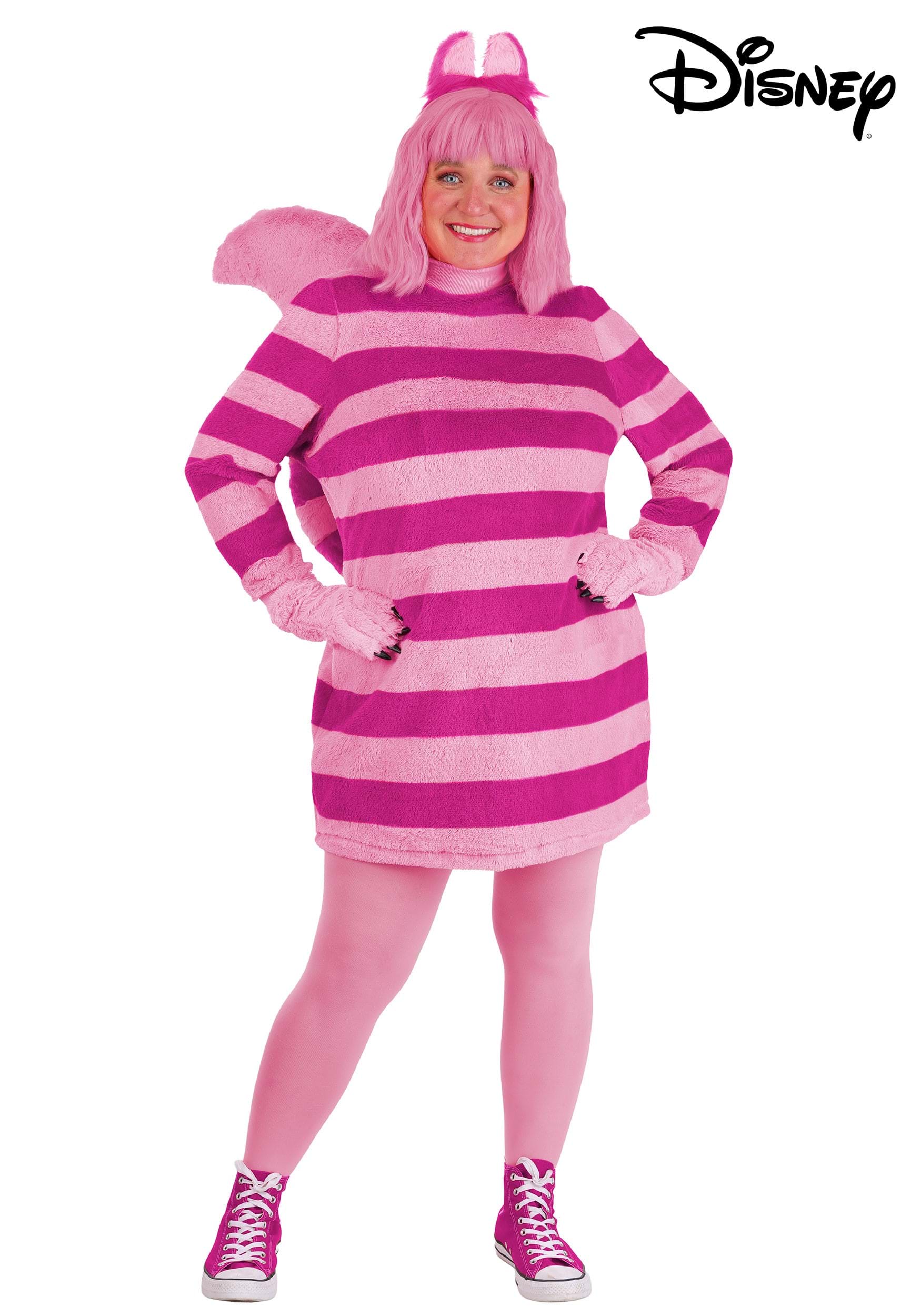 Women's Plus Size Disney Cheshire Cat Costume Dress