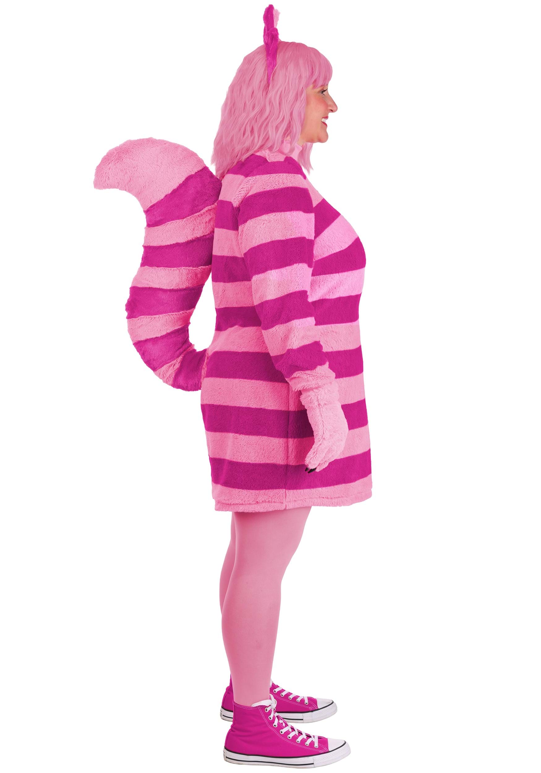 Women's Plus Size Disney Cheshire Cat Costume Dress