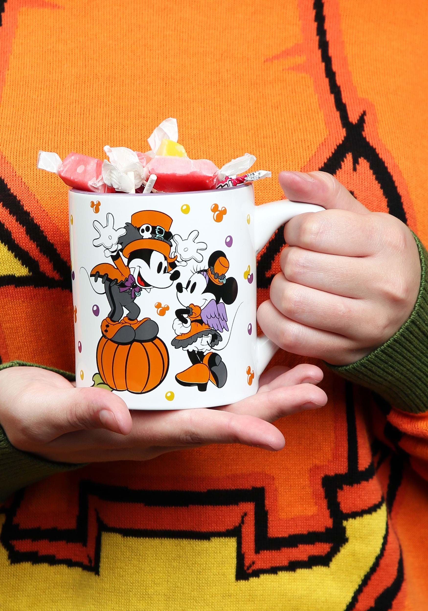 Disney Mickey and Minnie Halloween Let's Party Mug