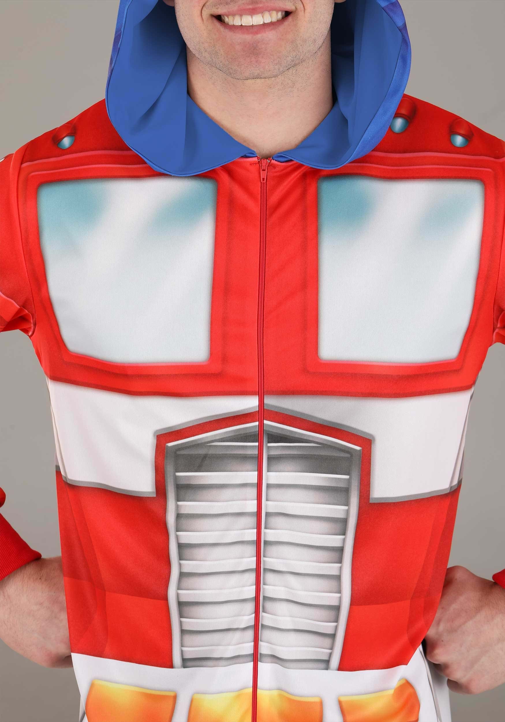Transformers Optimus Prime Union Suit for Adults 5 Transformers Optimus Prime Union Suit for Adults