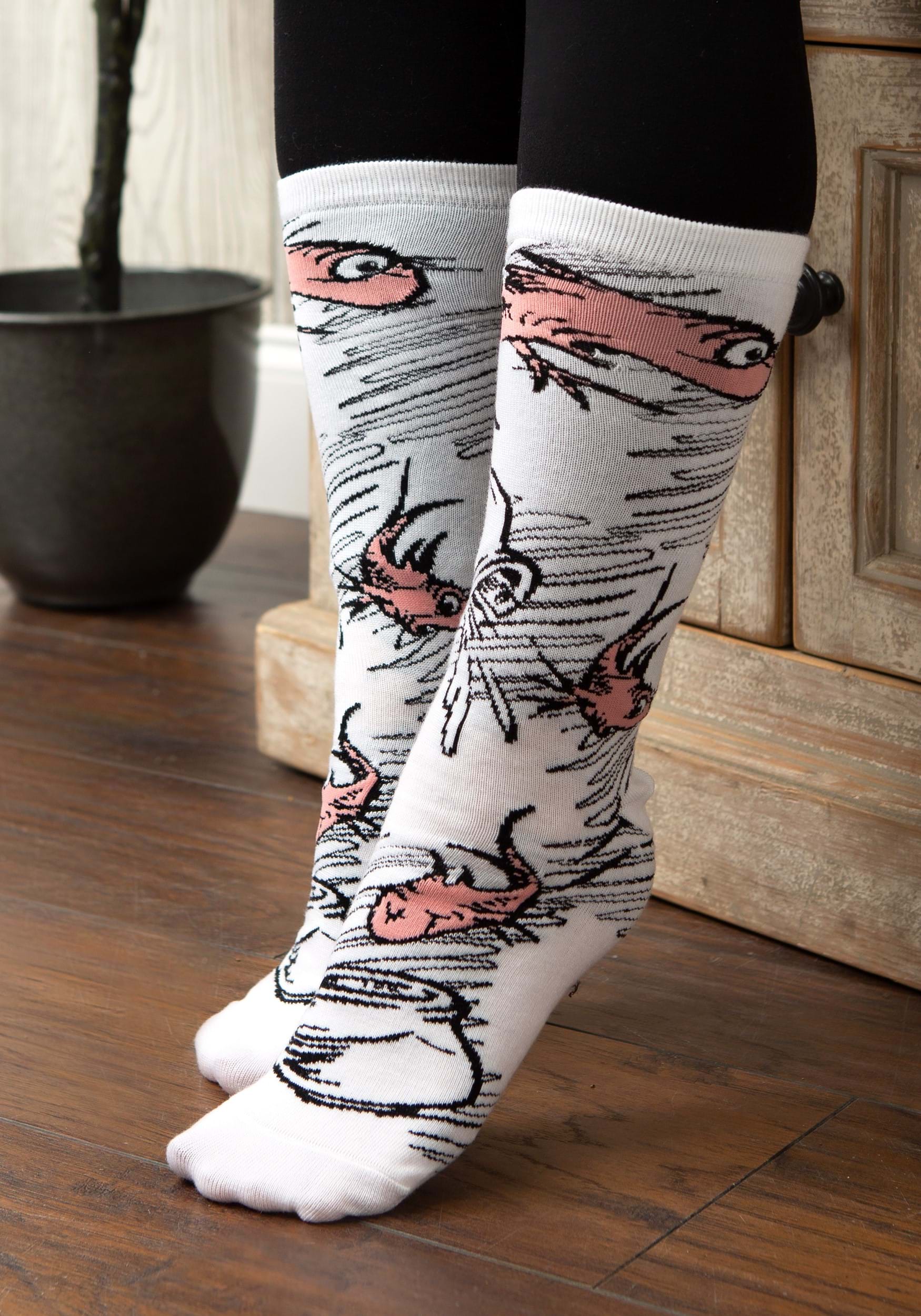 The Cat in the Hat 3 Pairs Crew Sock Set for Adults
