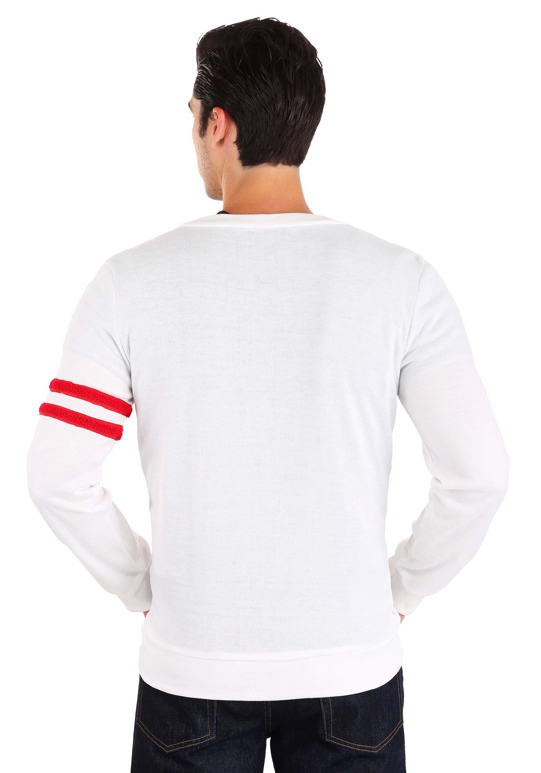 Deluxe Grease Rydell High Plus Size Letterman Sweater for Men