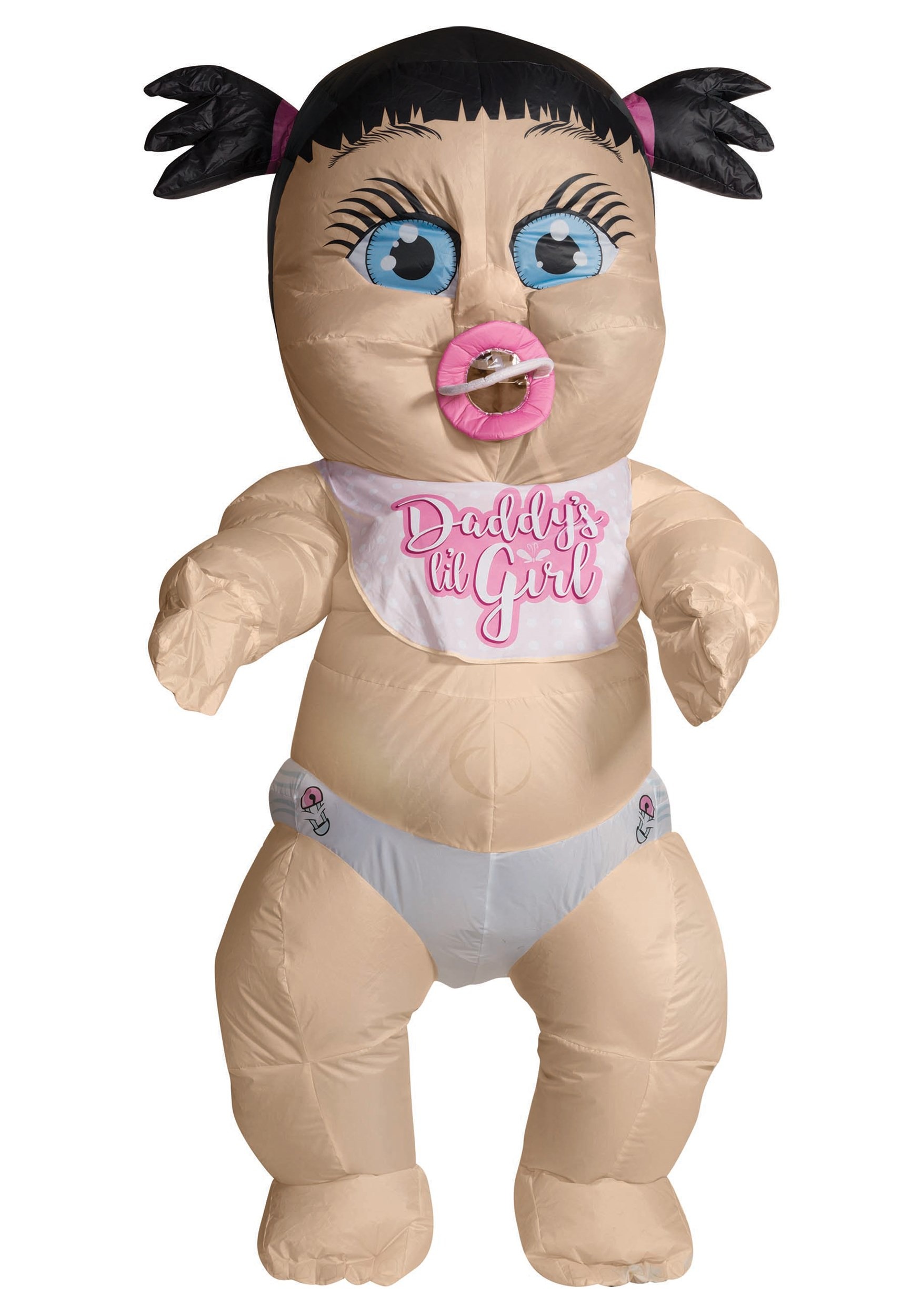 Inflatable Baby Girl Costume for Adults 1 Inflatable Baby Girl Costume for Adults