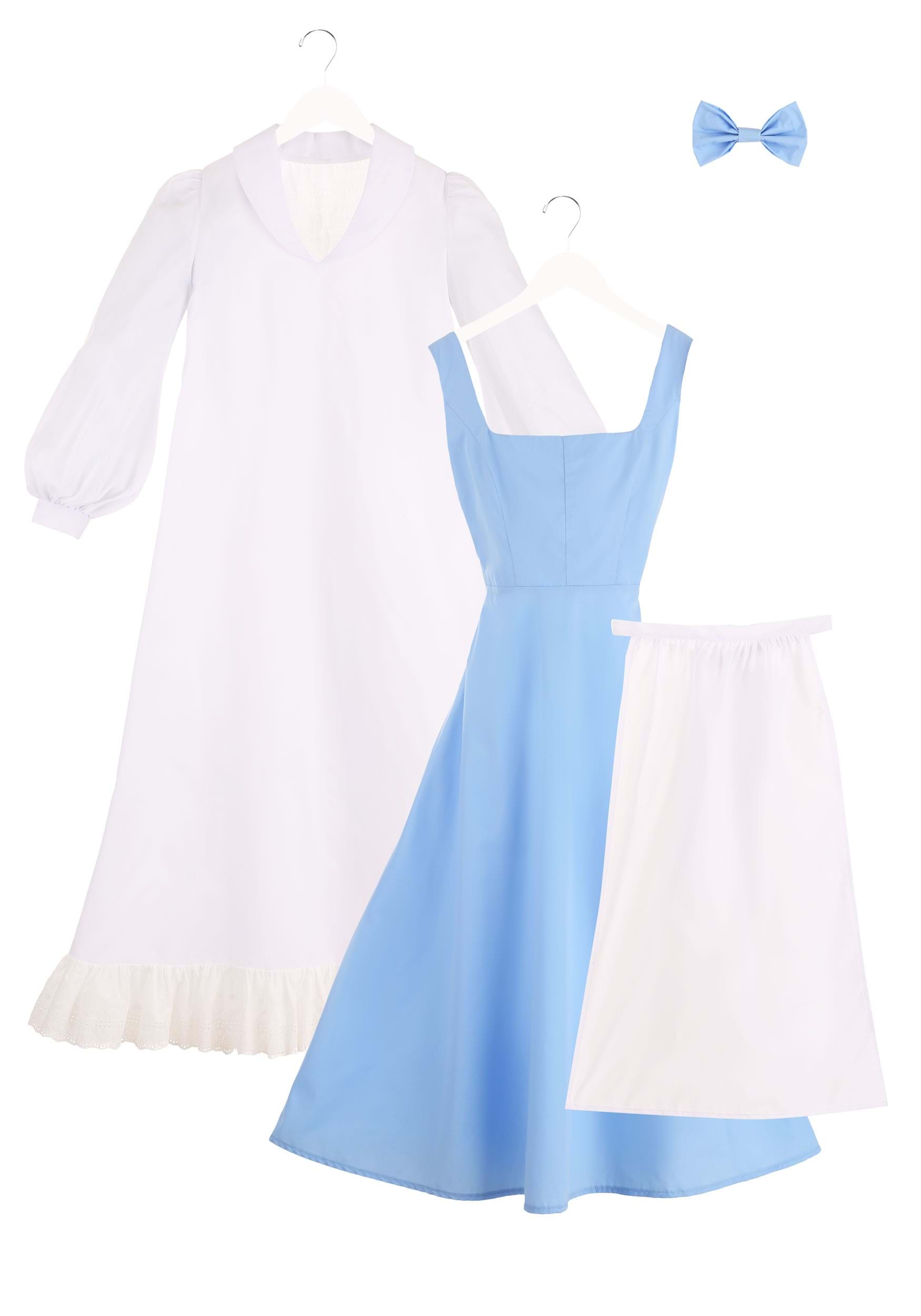 Belle Blue Dress Costume for Women from Disney's Beauty and the Beast