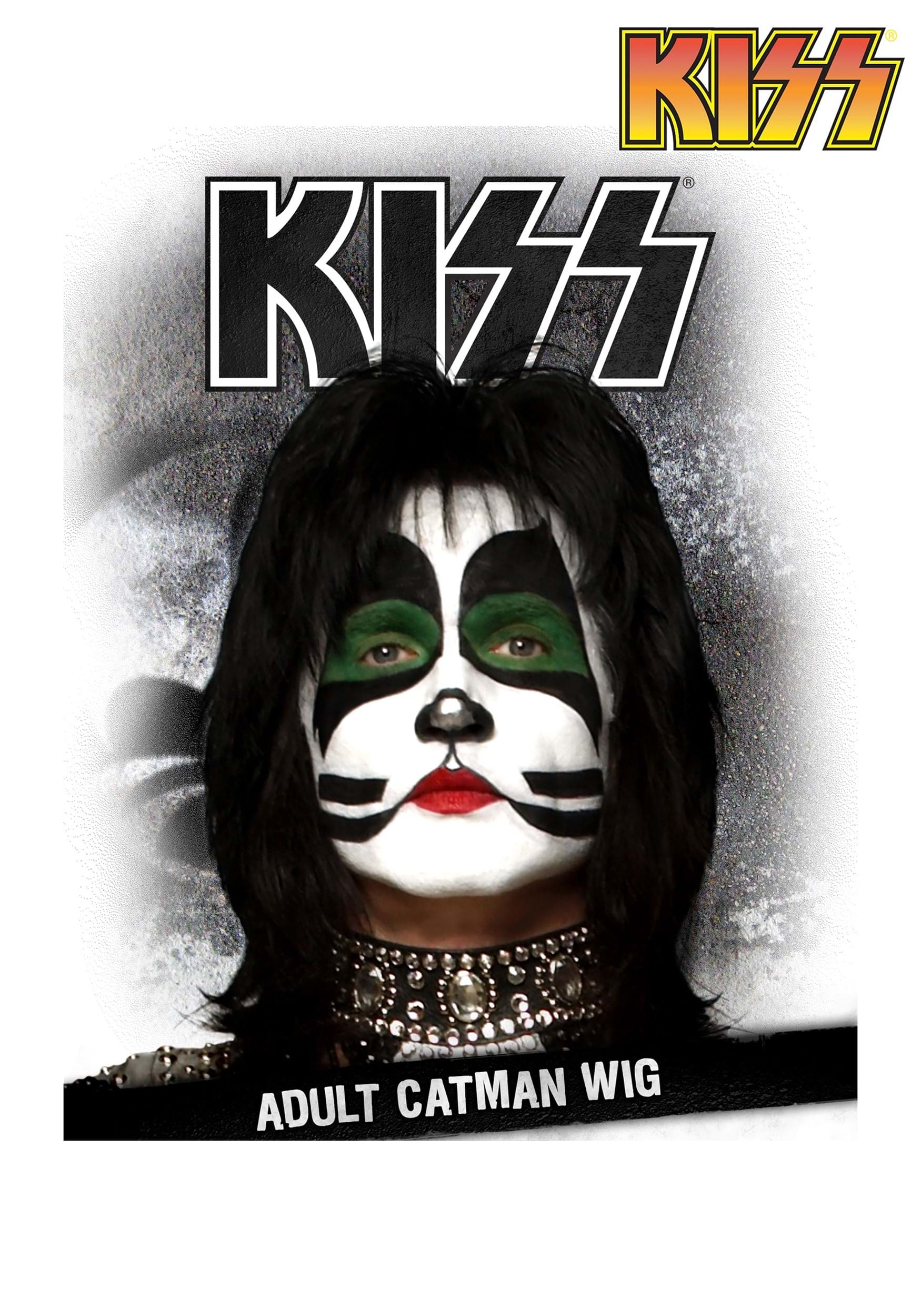Adult KISS Catman Wig