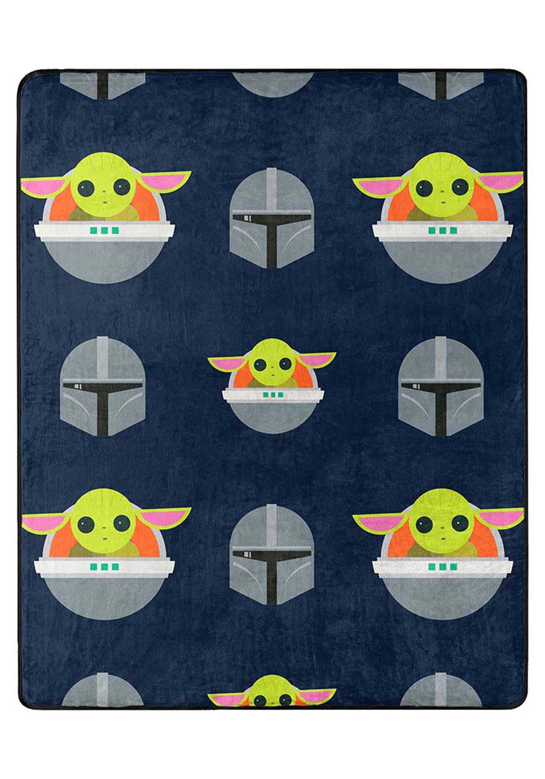 Star Wars Mandalorian Dark Hover 40"x50" Throw with Hugger