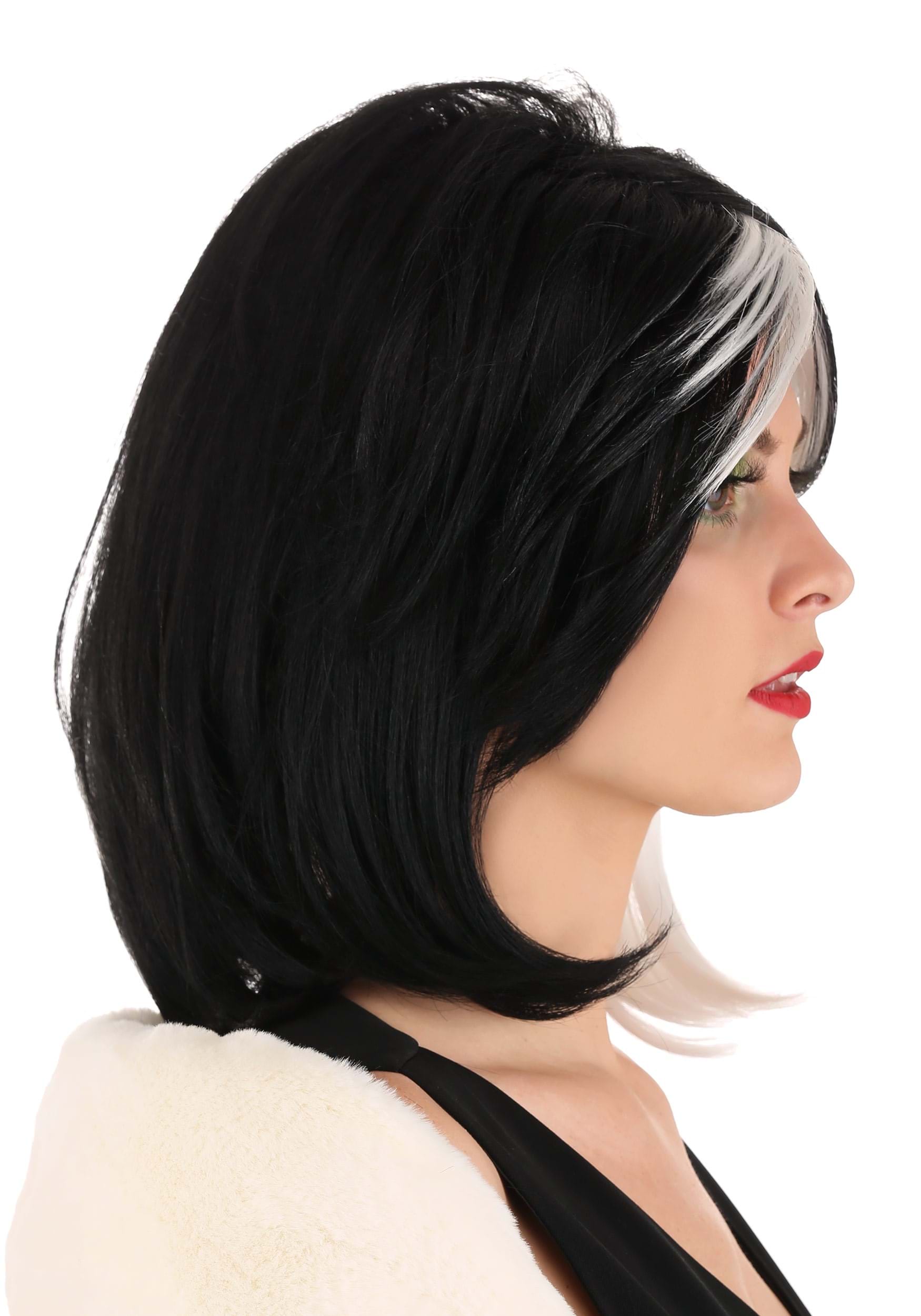 Cruella De Vil Wig for Women from Disney's 101 Dalmatians