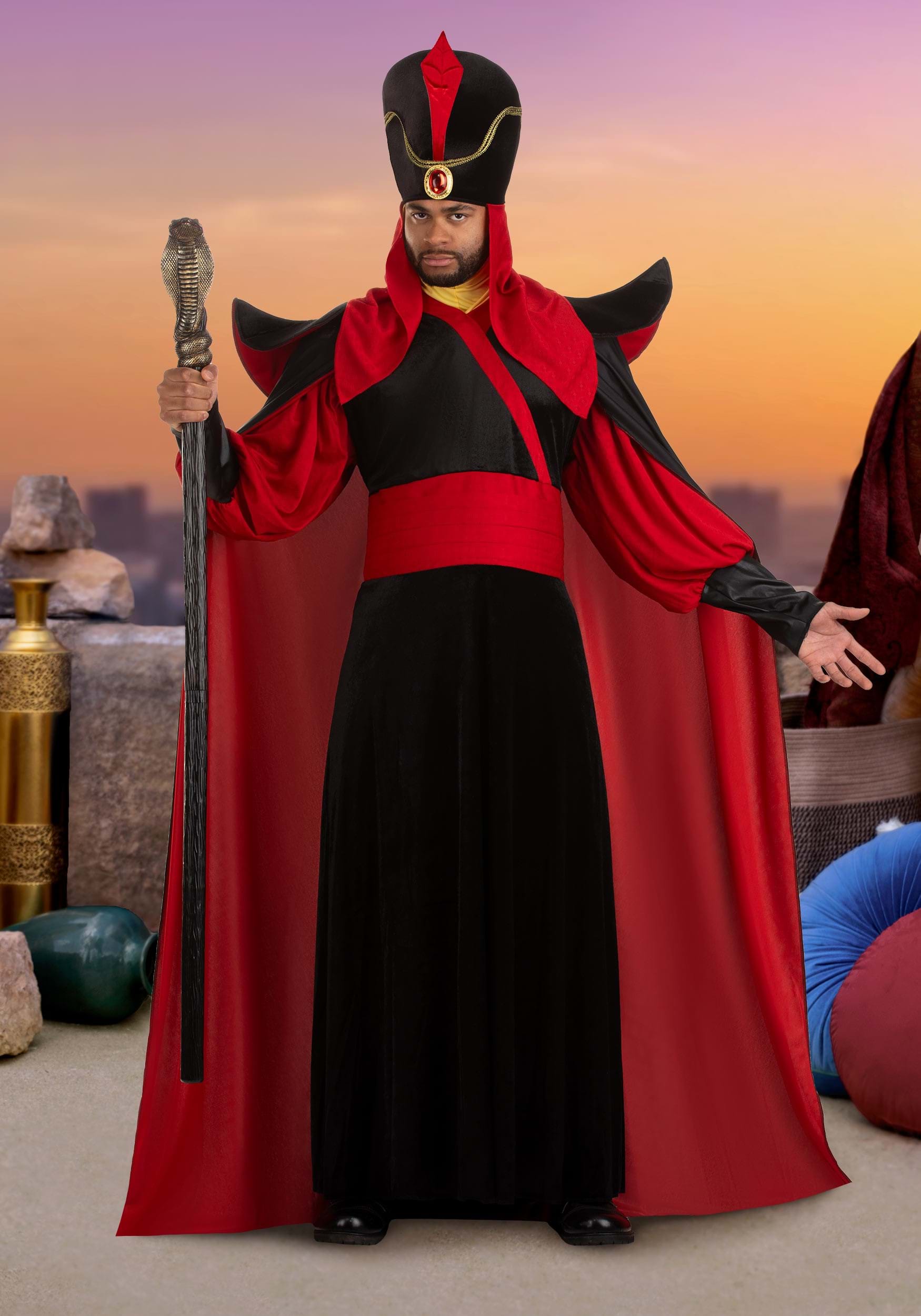 Plus Size Jafar Costume for Adults 1 Plus Size Jafar Costume for Adults