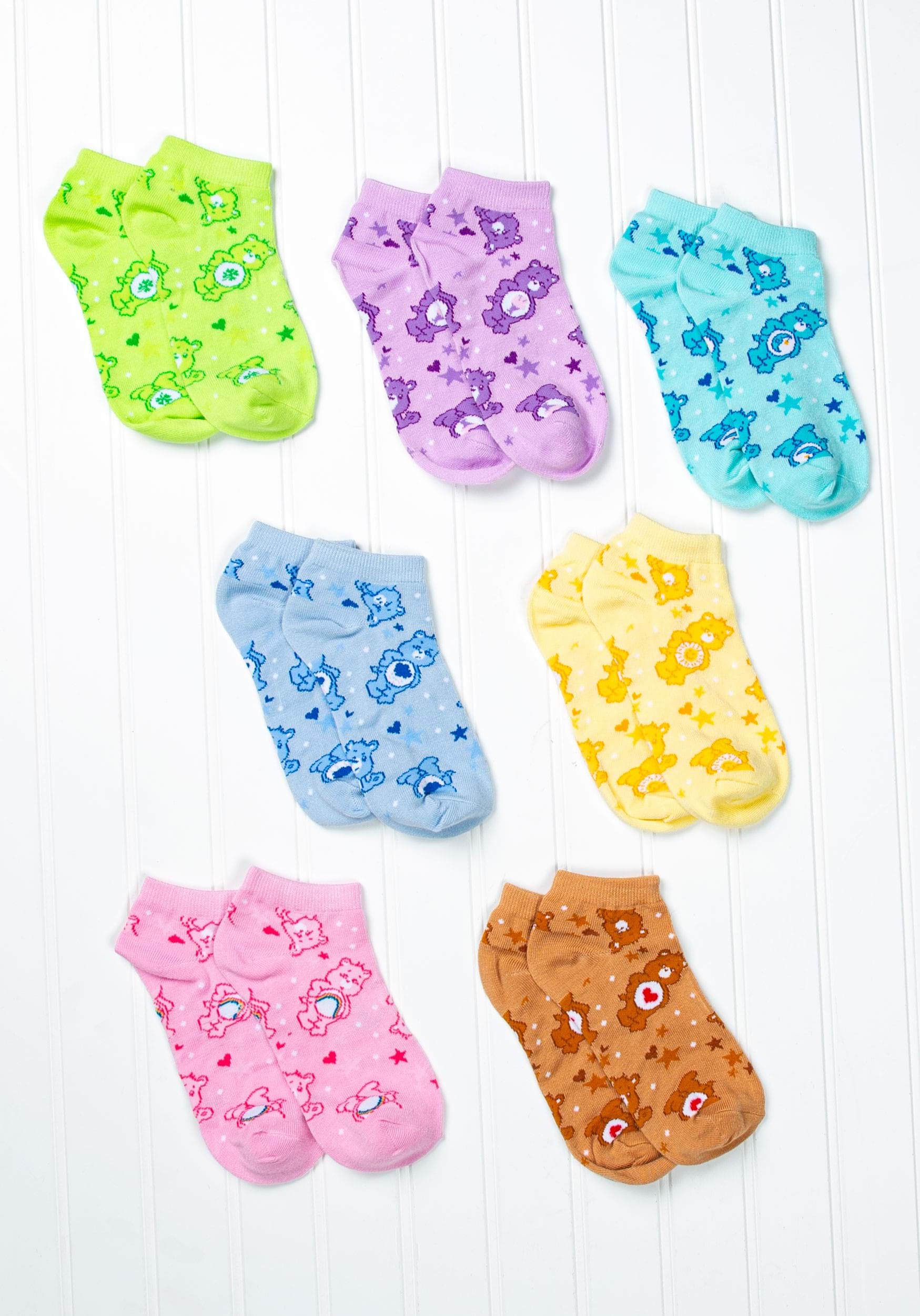 Bears All-Over Care Bears Sock Pack for Adults