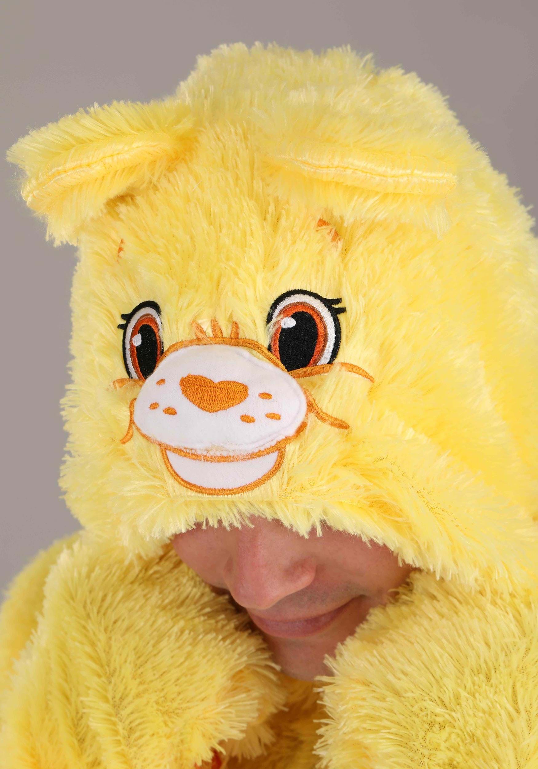 Adult Classic Funshine Care Bears Costume 3 Adult Classic Funshine Care Bears Costume