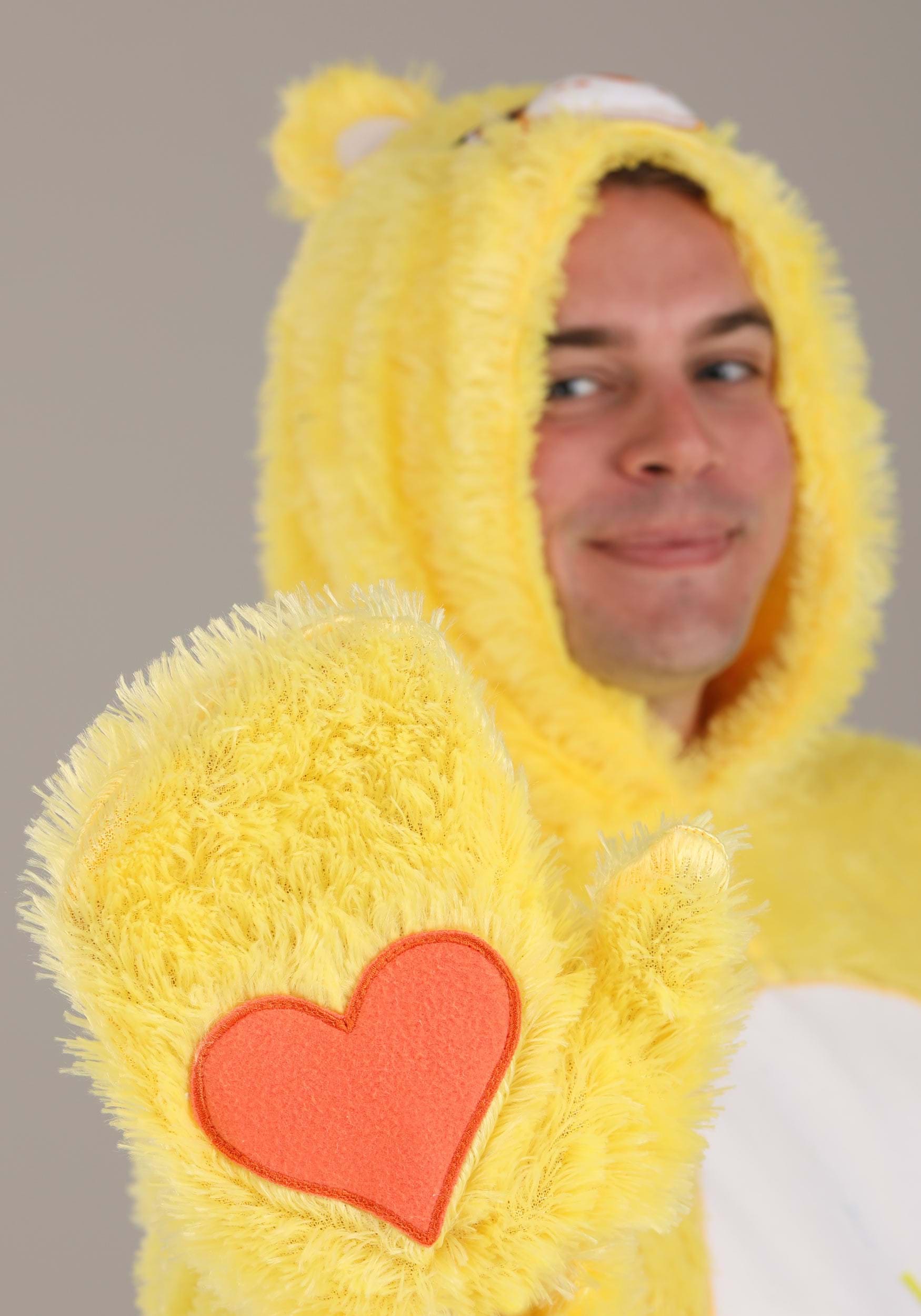 Adult Classic Funshine Care Bears Costume 4 Adult Classic Funshine Care Bears Costume