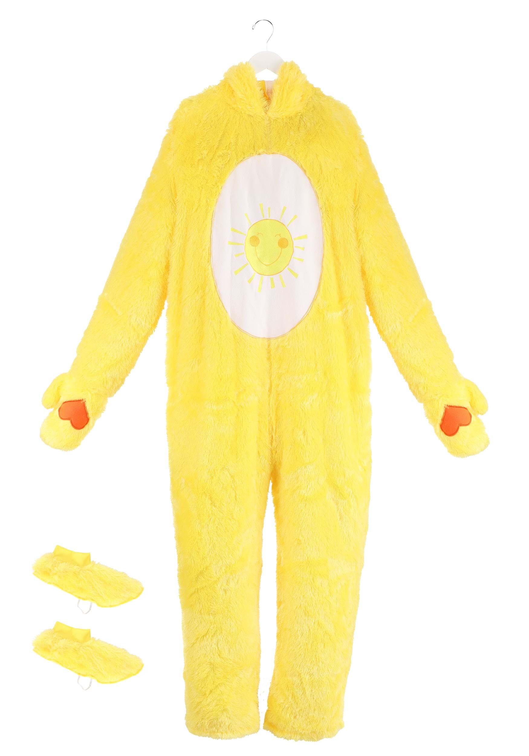 Adult Classic Funshine Care Bears Costume 7 Adult Classic Funshine Care Bears Costume