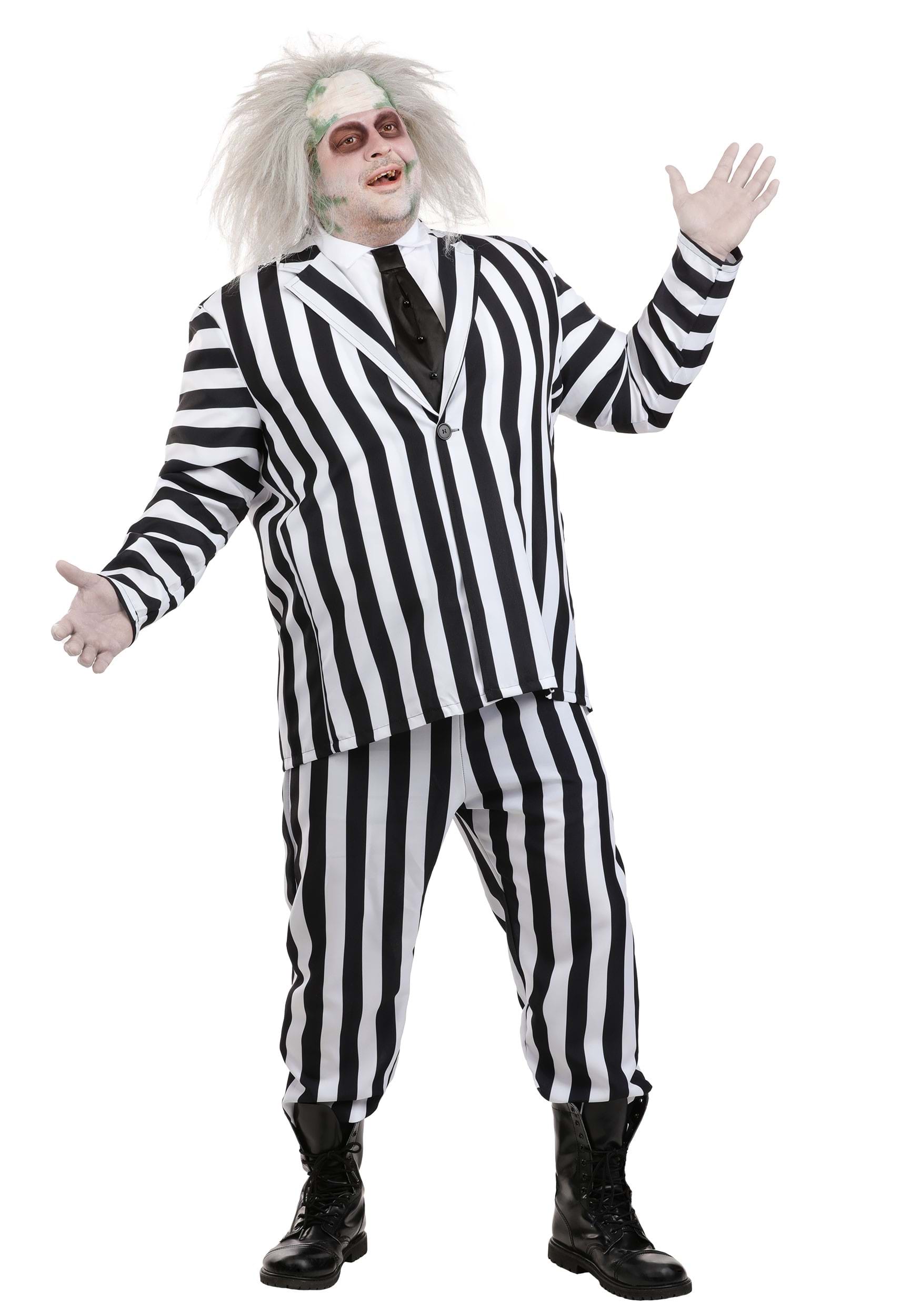 Plus Size Beetlejuice Costume for Men