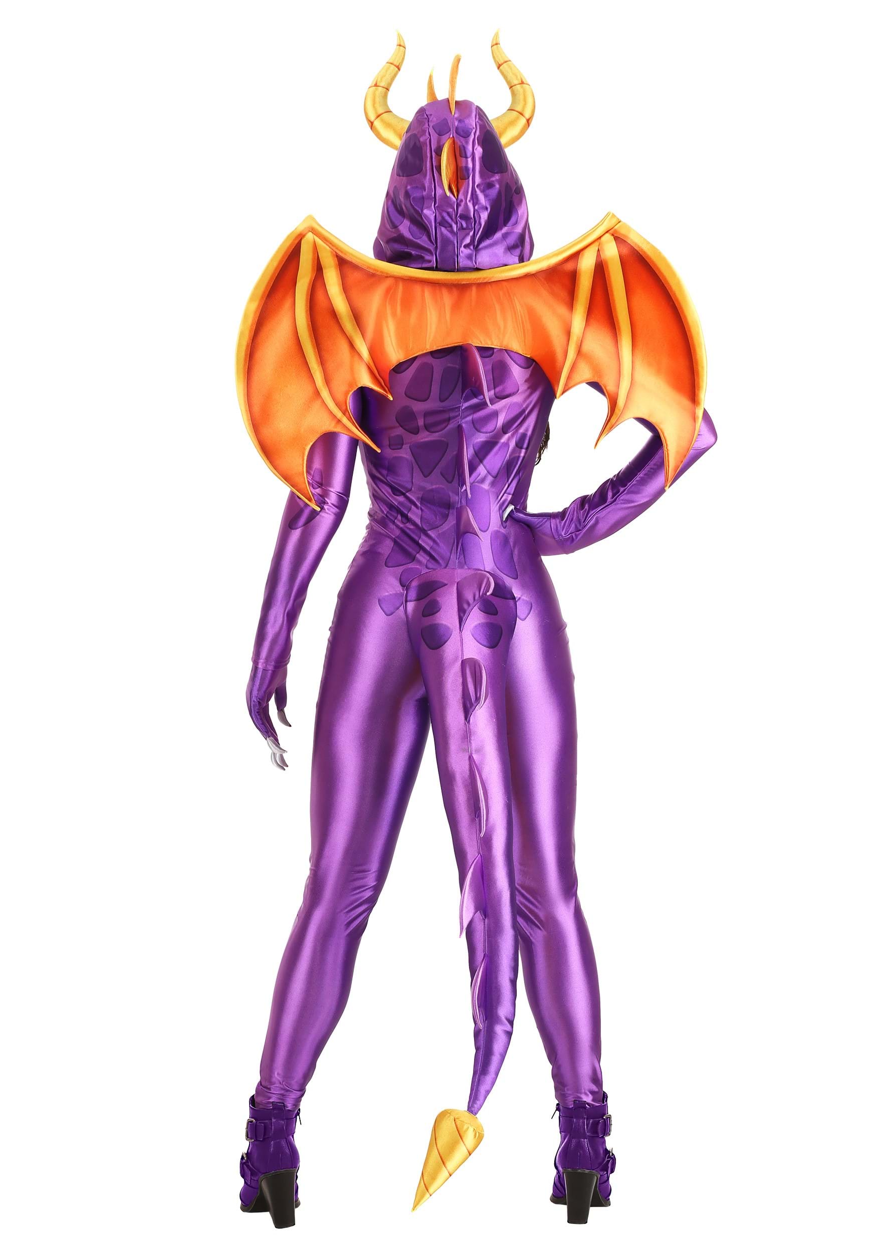 Women's Spyro the Dragon Costume Jumpsuit 3 Women's Spyro the Dragon Costume Jumpsuit