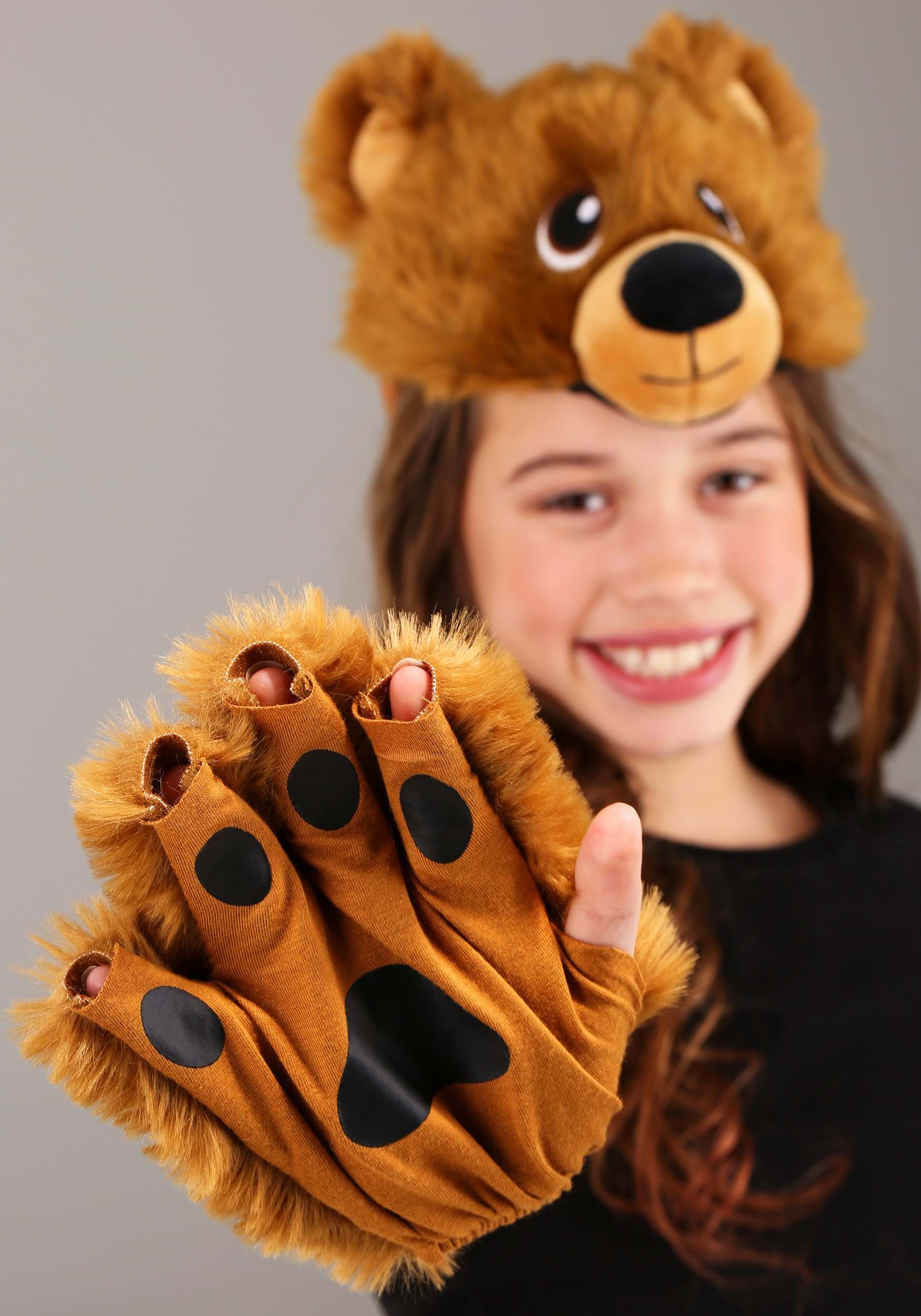 Bear Plush Headband and Paws Accessory Kit 4 Bear Plush Headband and Paws Accessory Kit