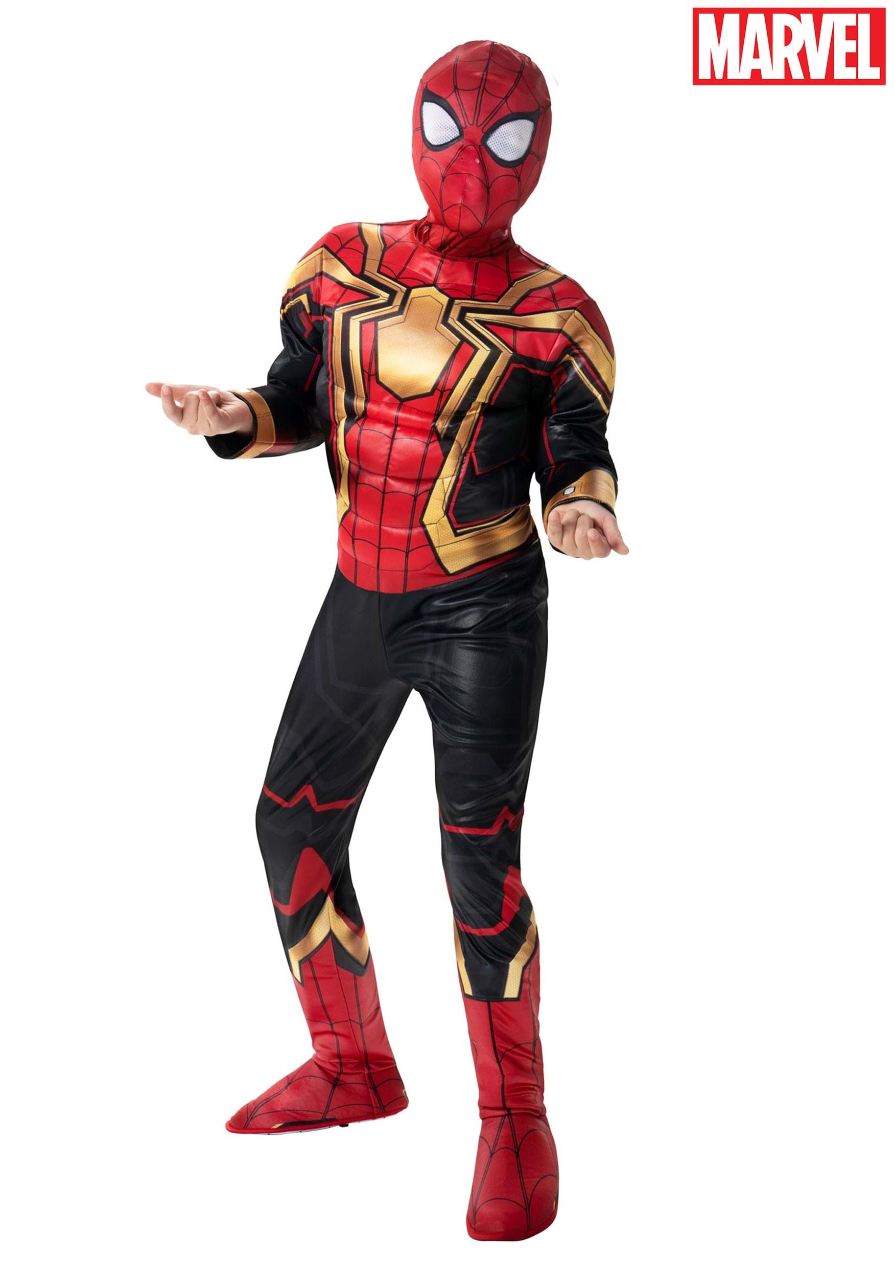 Boy's Spider-Man Integrated Suit Costume