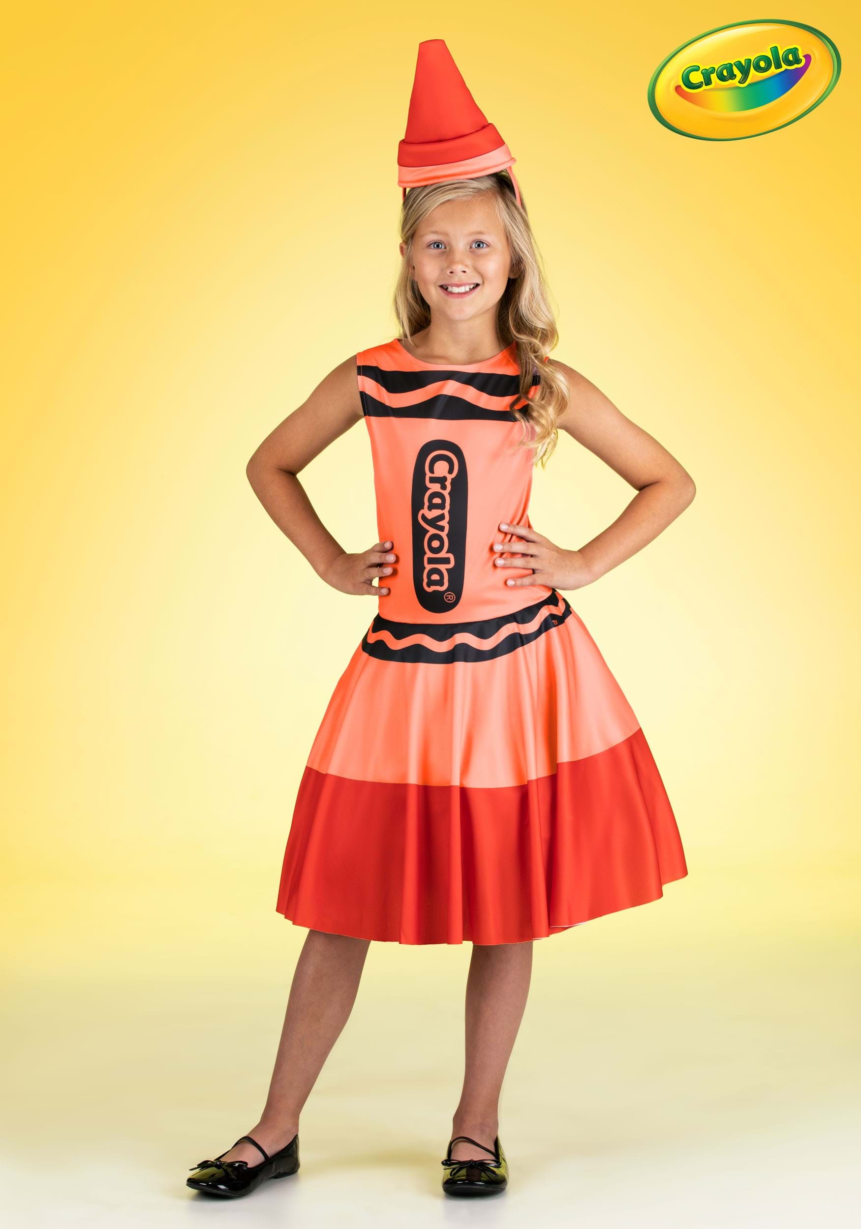 Red Crayon Costume Dress for Kids