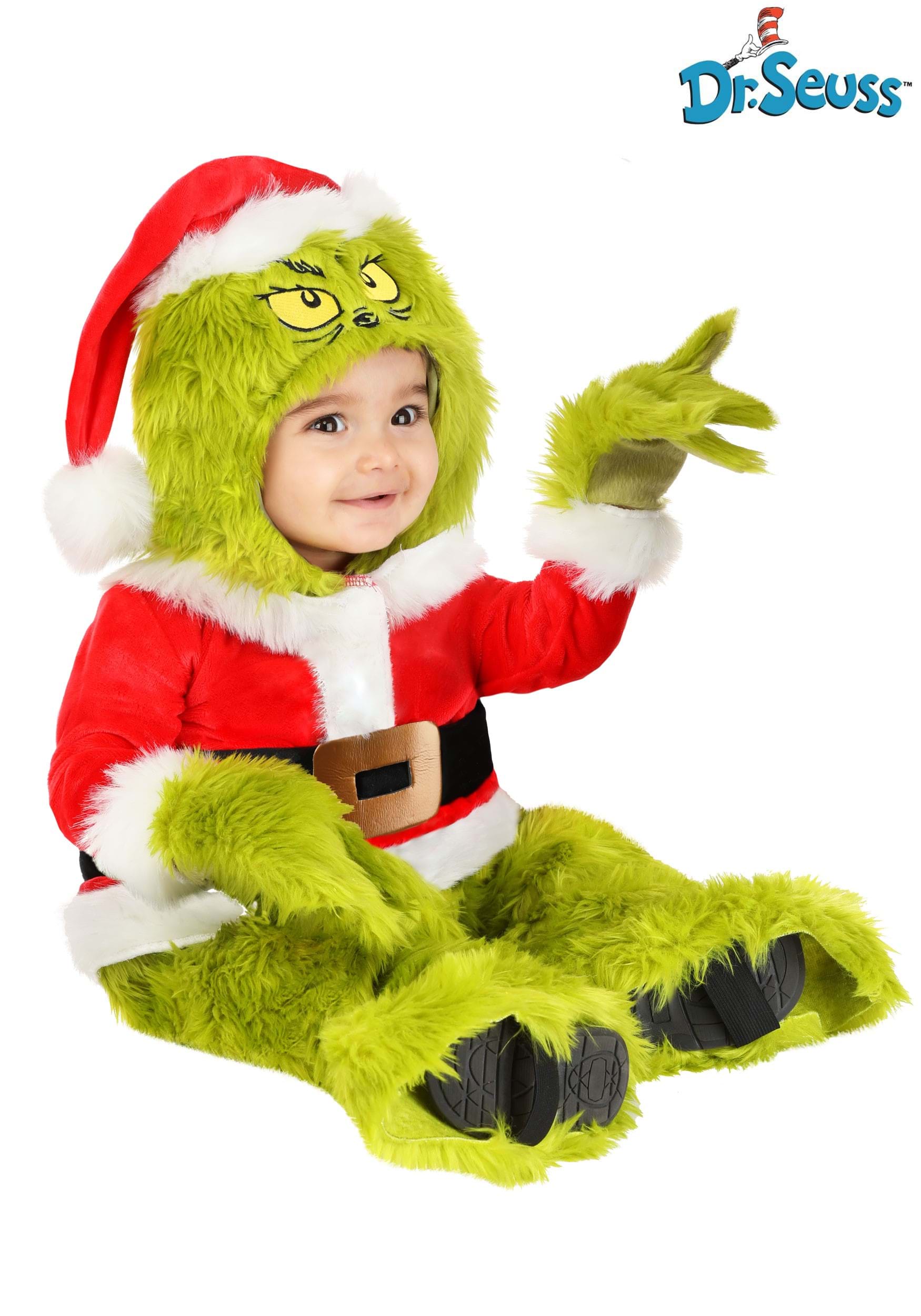 Dr. Seuss Grinch Santa Claus Costume for Infants