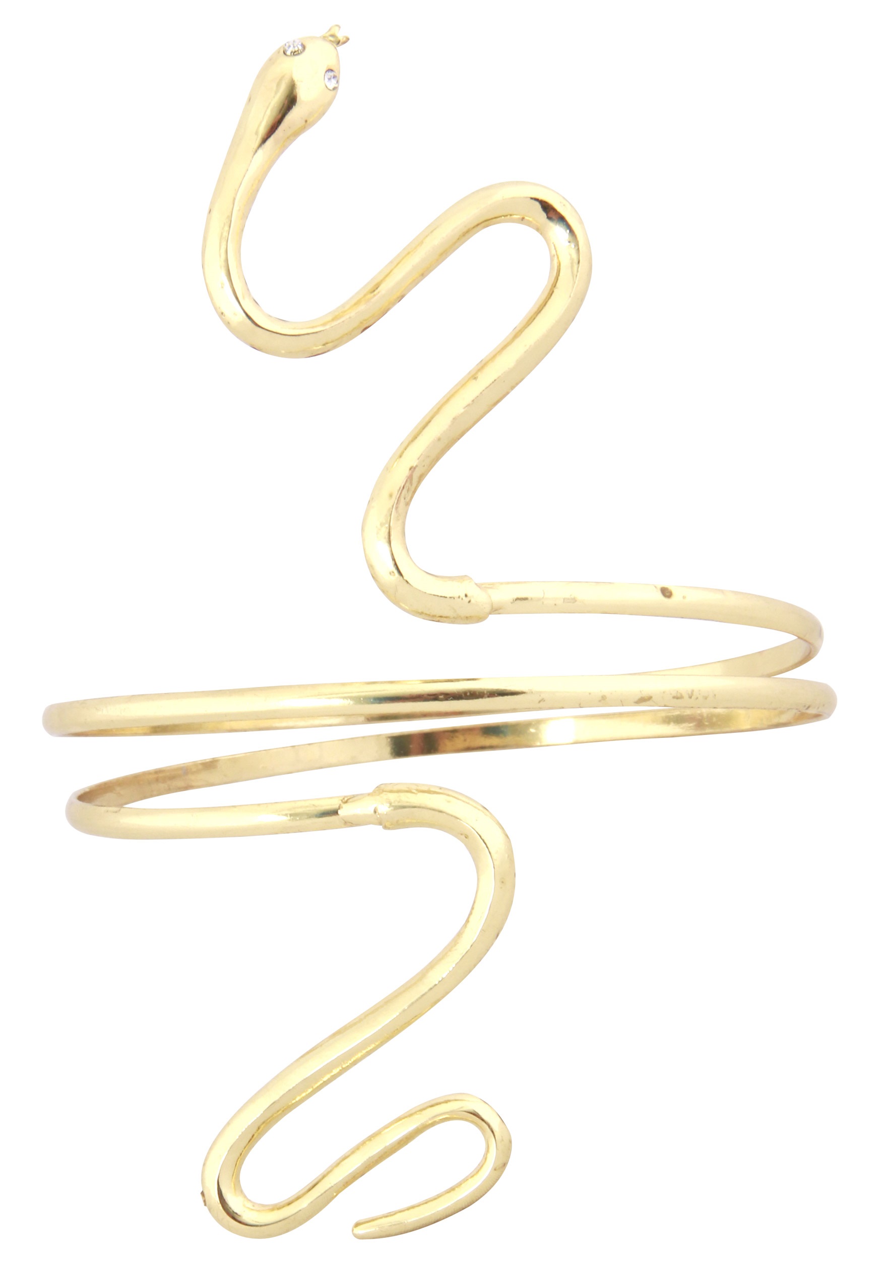 Gold Snake Adult Armband