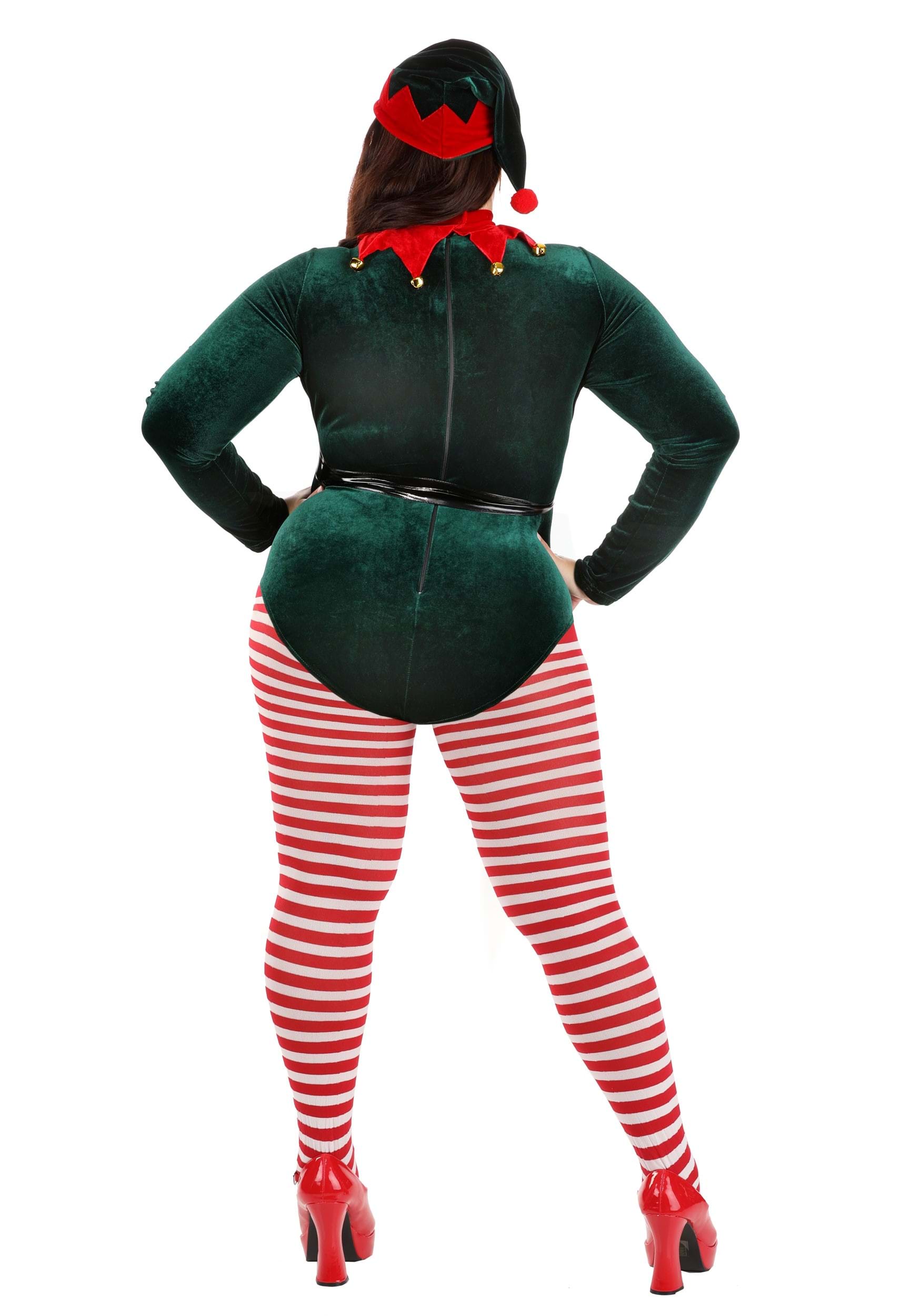 Plus Size Sexy Santa Elf Women's Costume