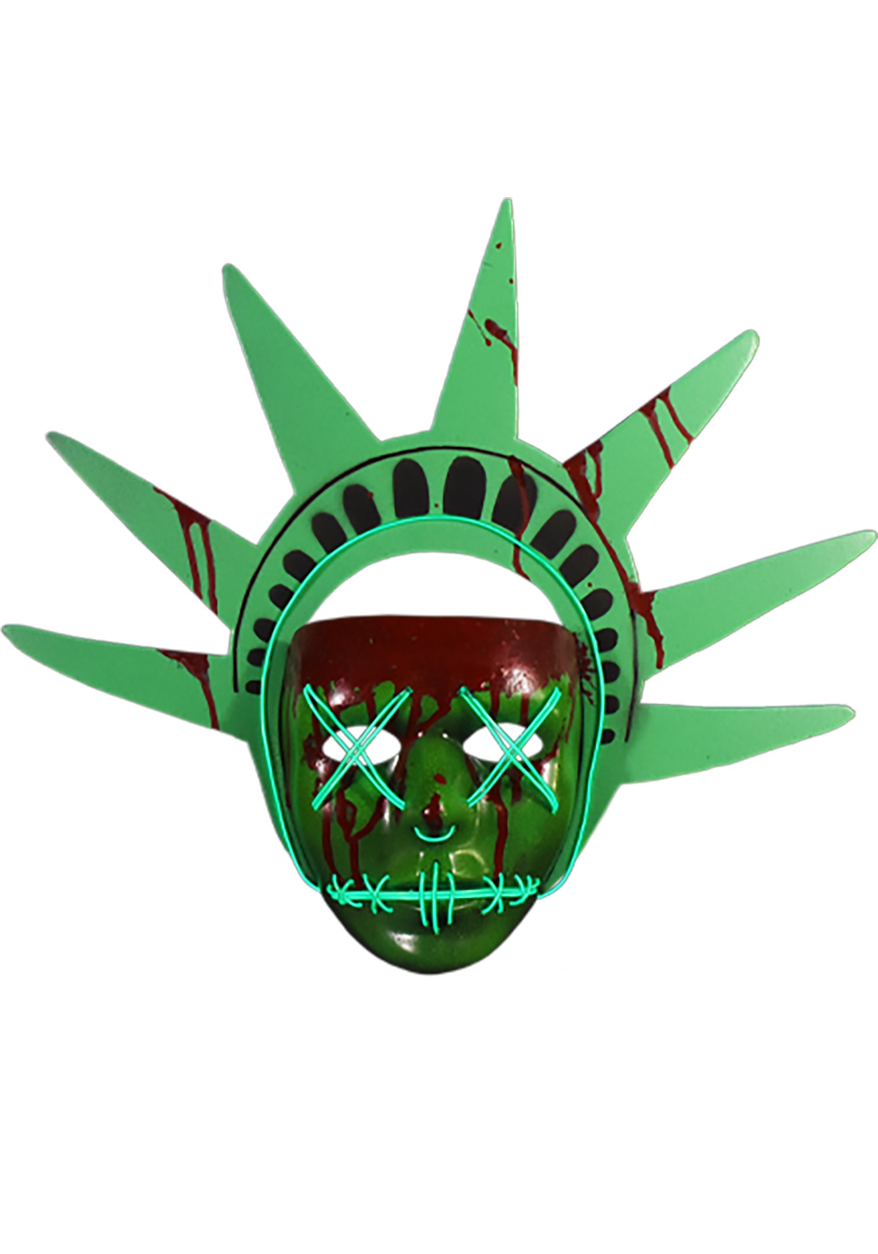 The Purge Lady Liberty Light Up Mask 1 The Purge Lady Liberty Light Up Mask