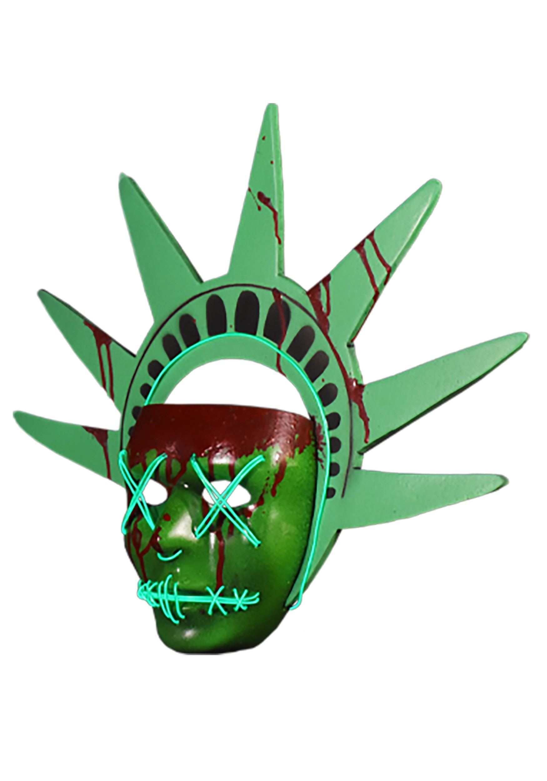 The Purge Lady Liberty Light Up Mask 2 The Purge Lady Liberty Light Up Mask