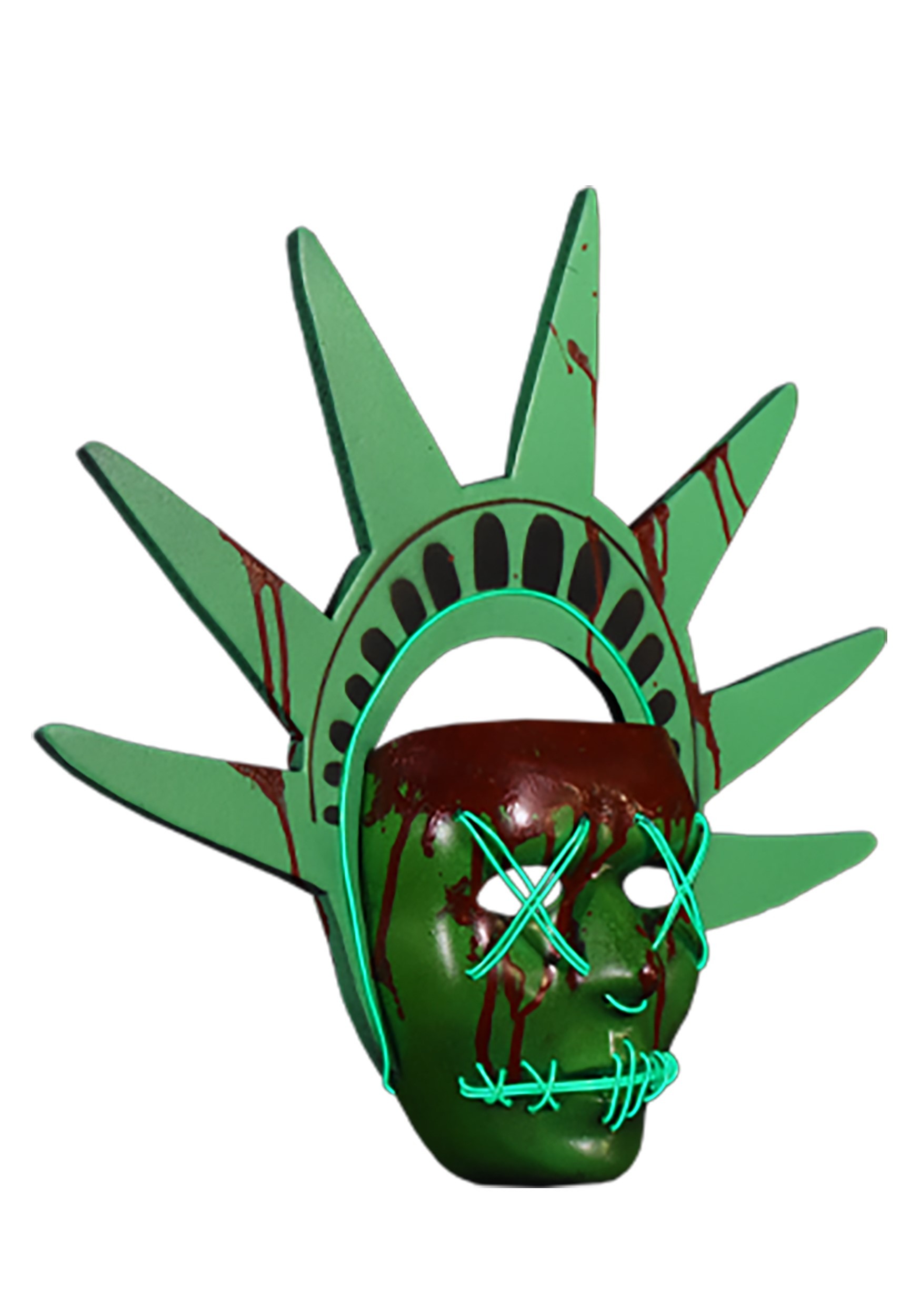 The Purge Lady Liberty Light Up Mask 3 The Purge Lady Liberty Light Up Mask