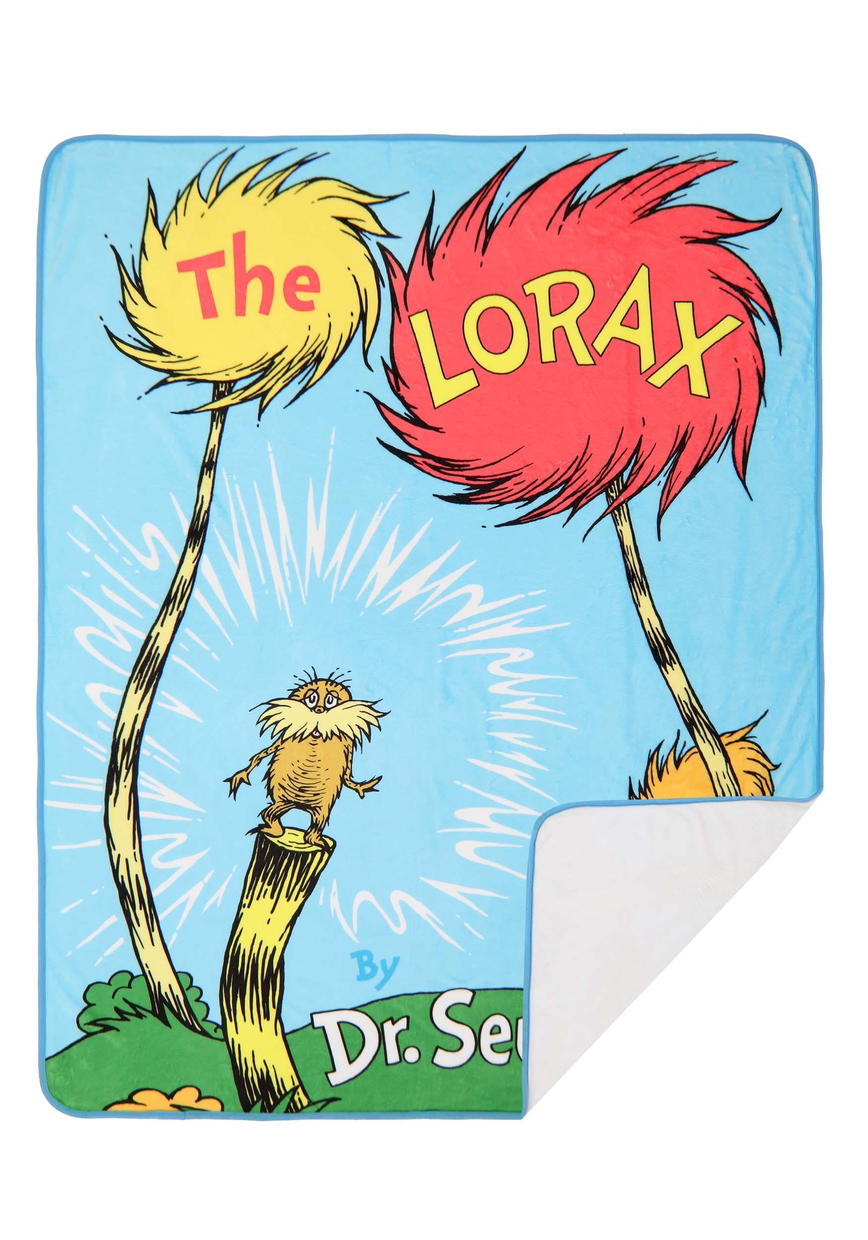 The Lorax 60x48 Throw Blanket 2 The Lorax 60x48 Throw Blanket