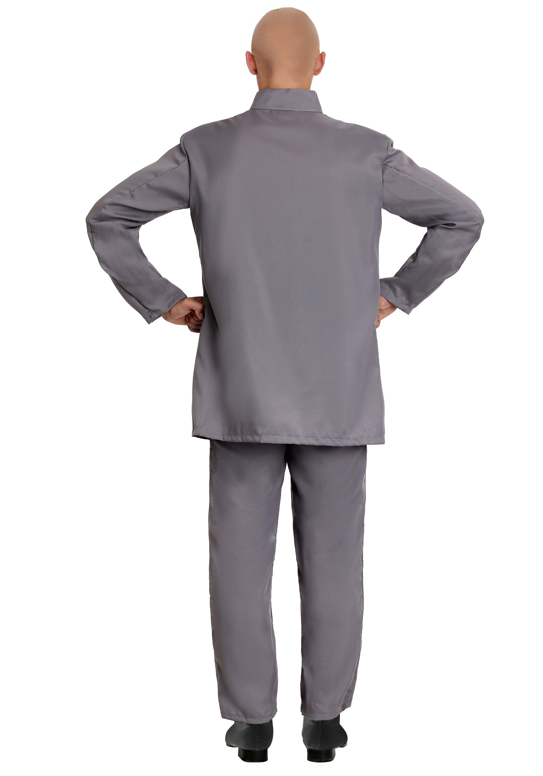 Men's Deluxe Evil Gray Suit Costume