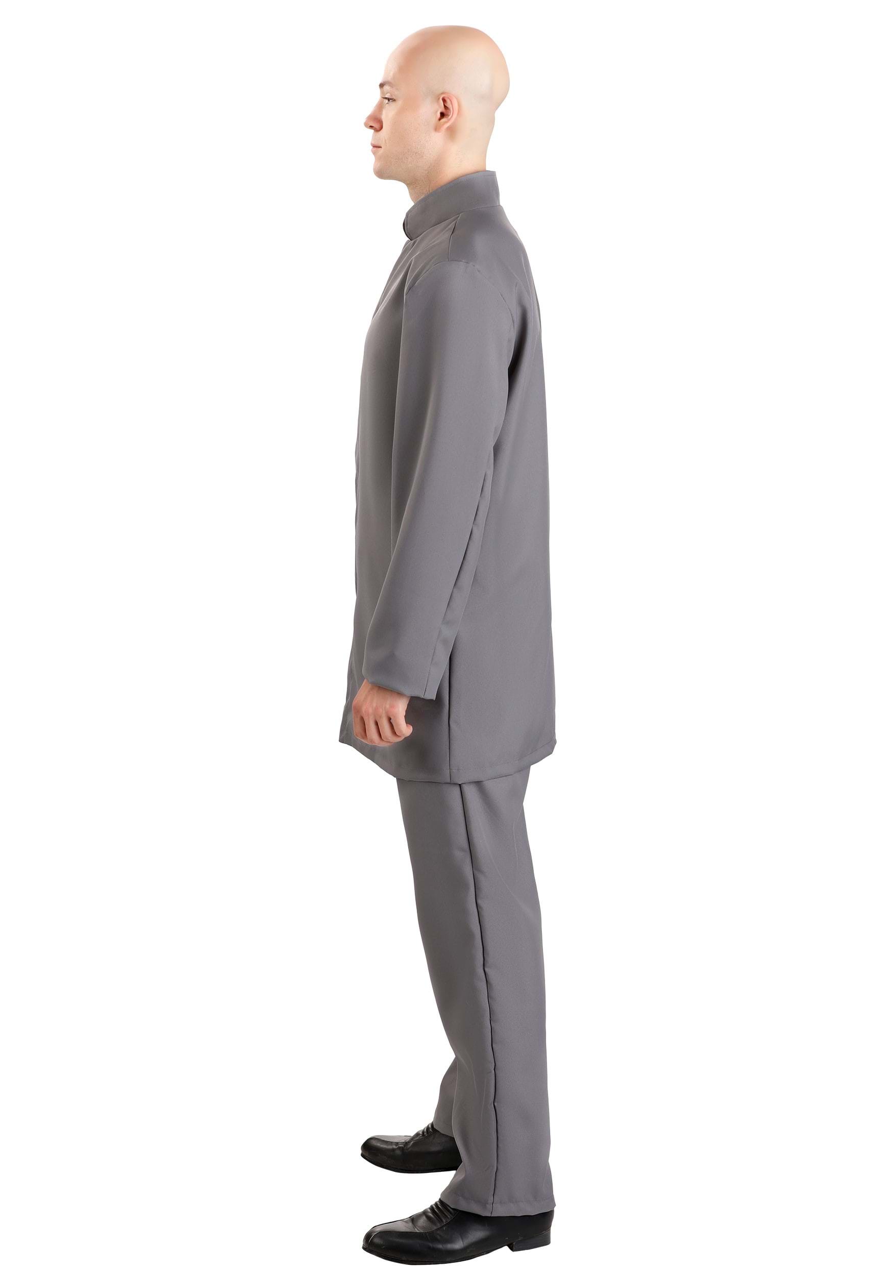Men's Deluxe Evil Gray Suit Costume