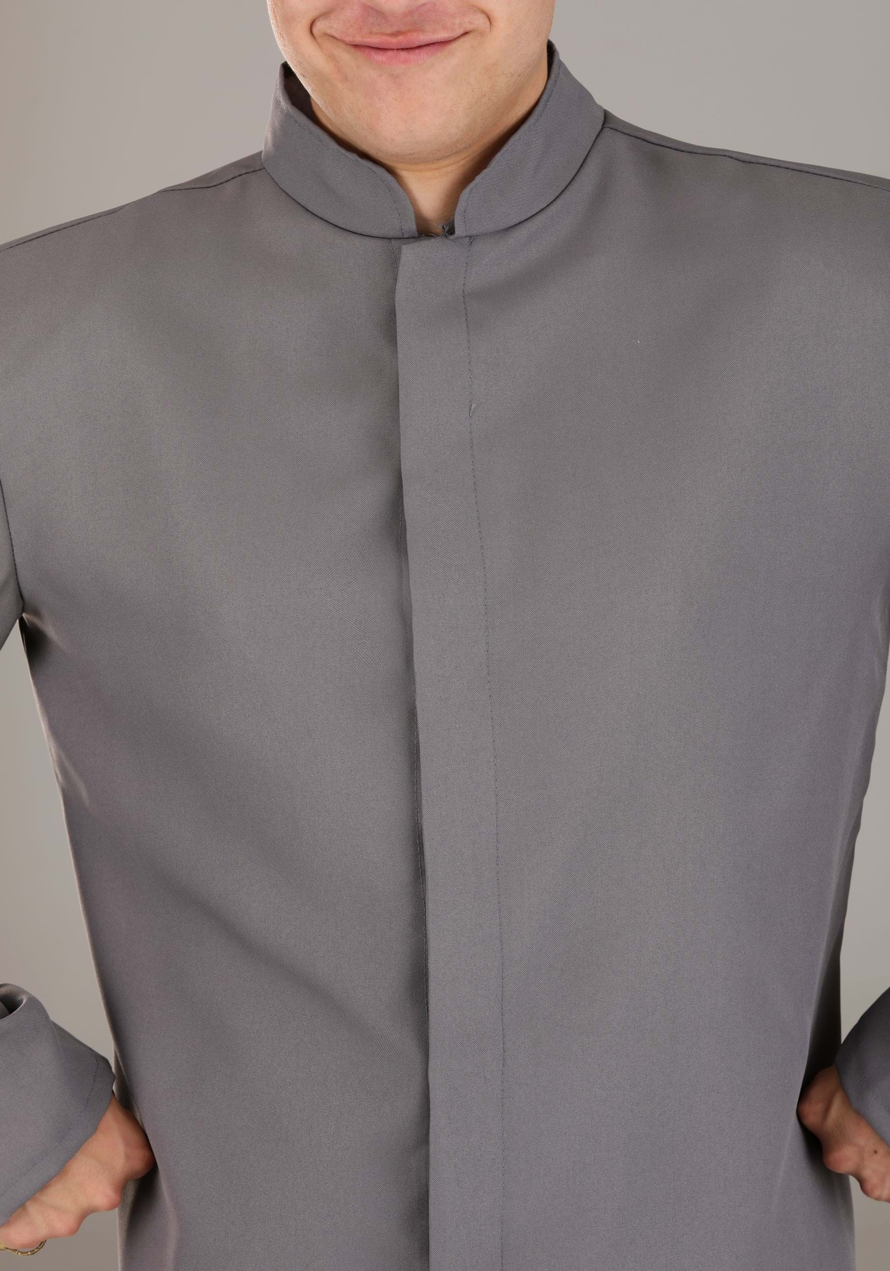 Men's Deluxe Evil Gray Suit Costume