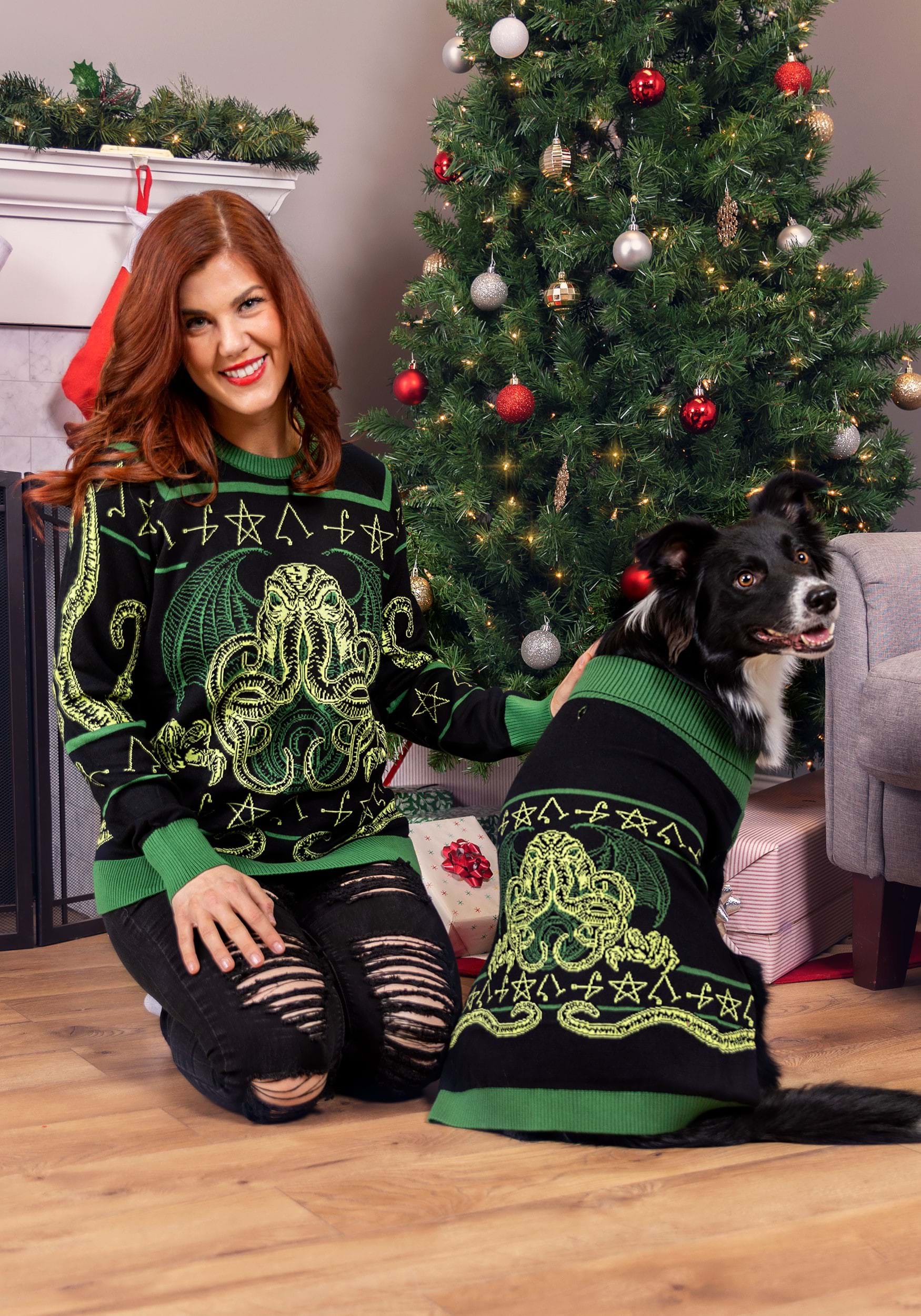 Rage of Cthulhu Ugly Halloween Sweater 3 Rage of Cthulhu Ugly Halloween Sweater