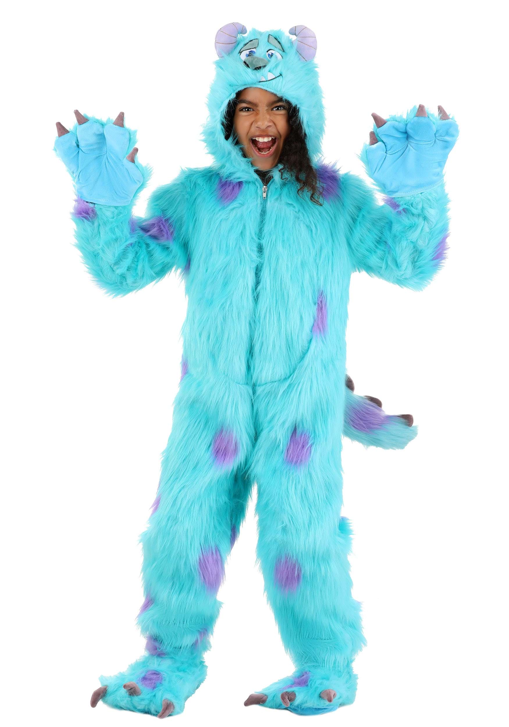 Hooded Monsters Inc Kid's Sulley Costume