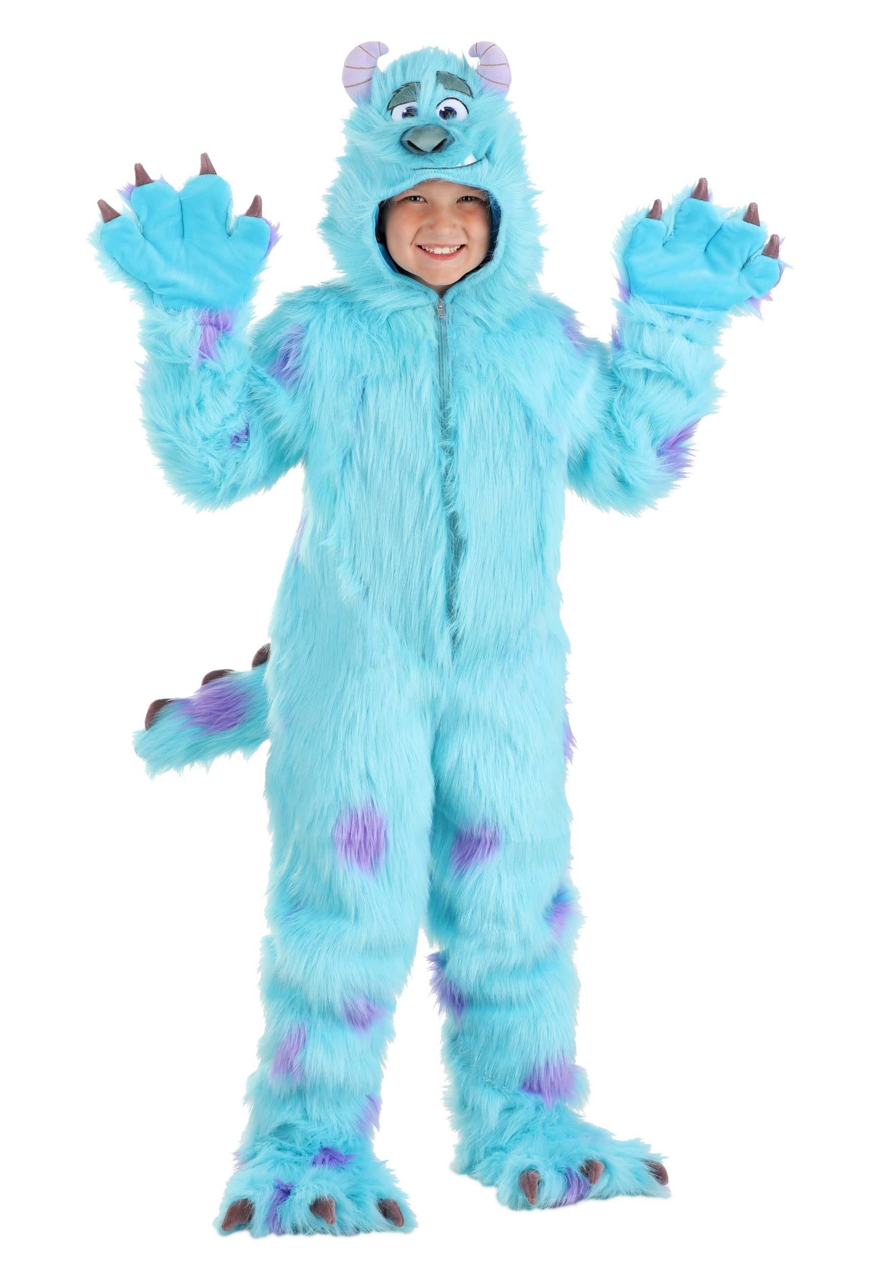 Hooded Monsters Inc Kid's Sulley Costume