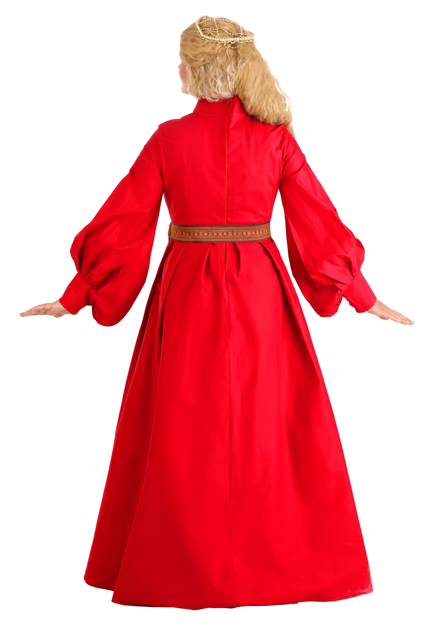 Women's Princess Bride Buttercup Peasant Costume Dress 3 Women's Princess Bride Buttercup Peasant Costume Dress