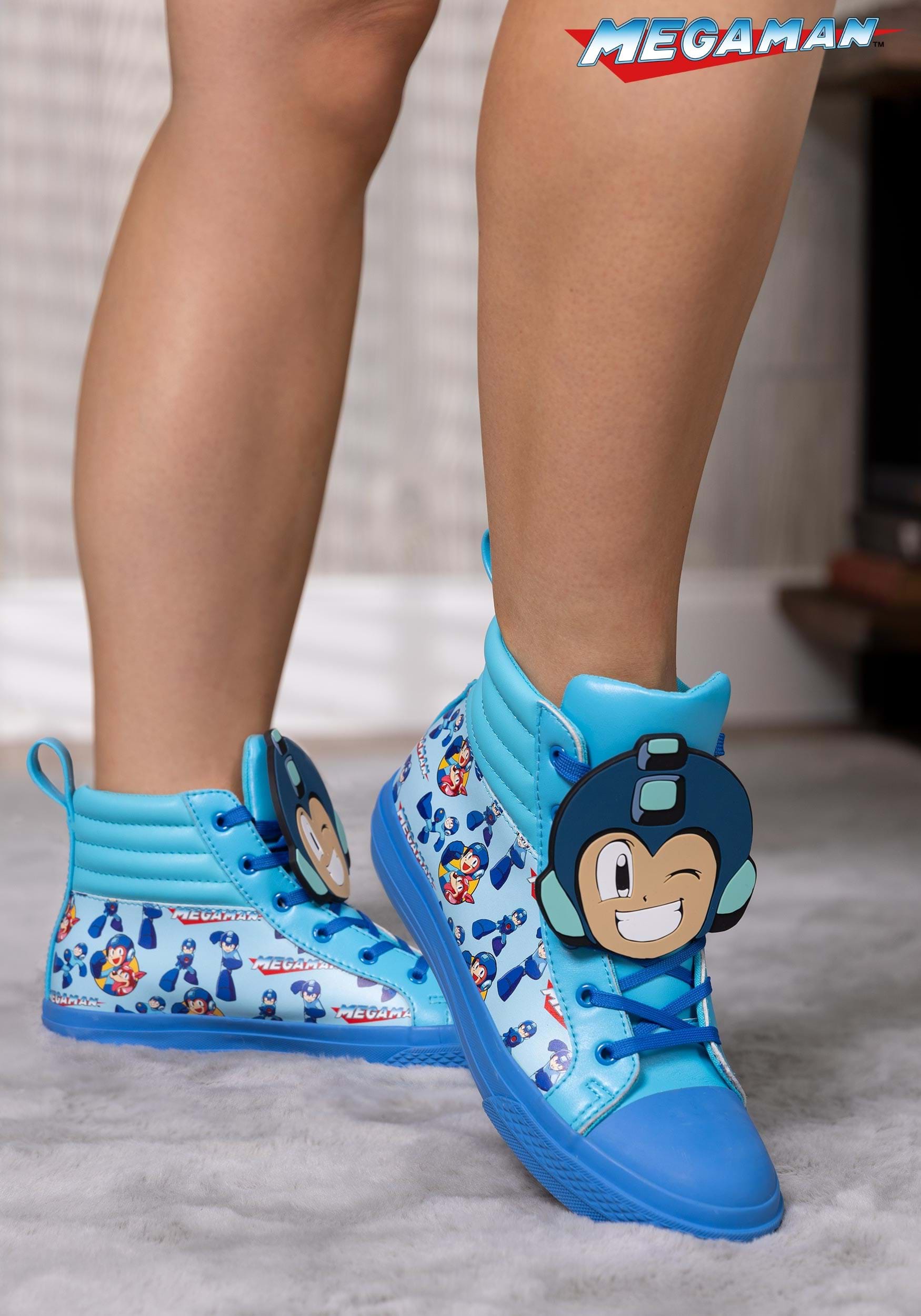Mega Man High Top Sneaker for Women 1 Mega Man High Top Sneaker for Women