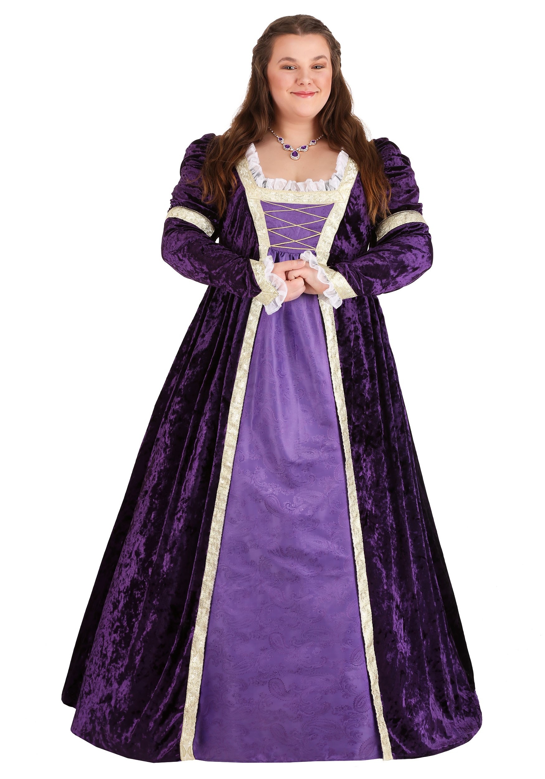 Plus Size Women's Regal Royal Maiden Costume