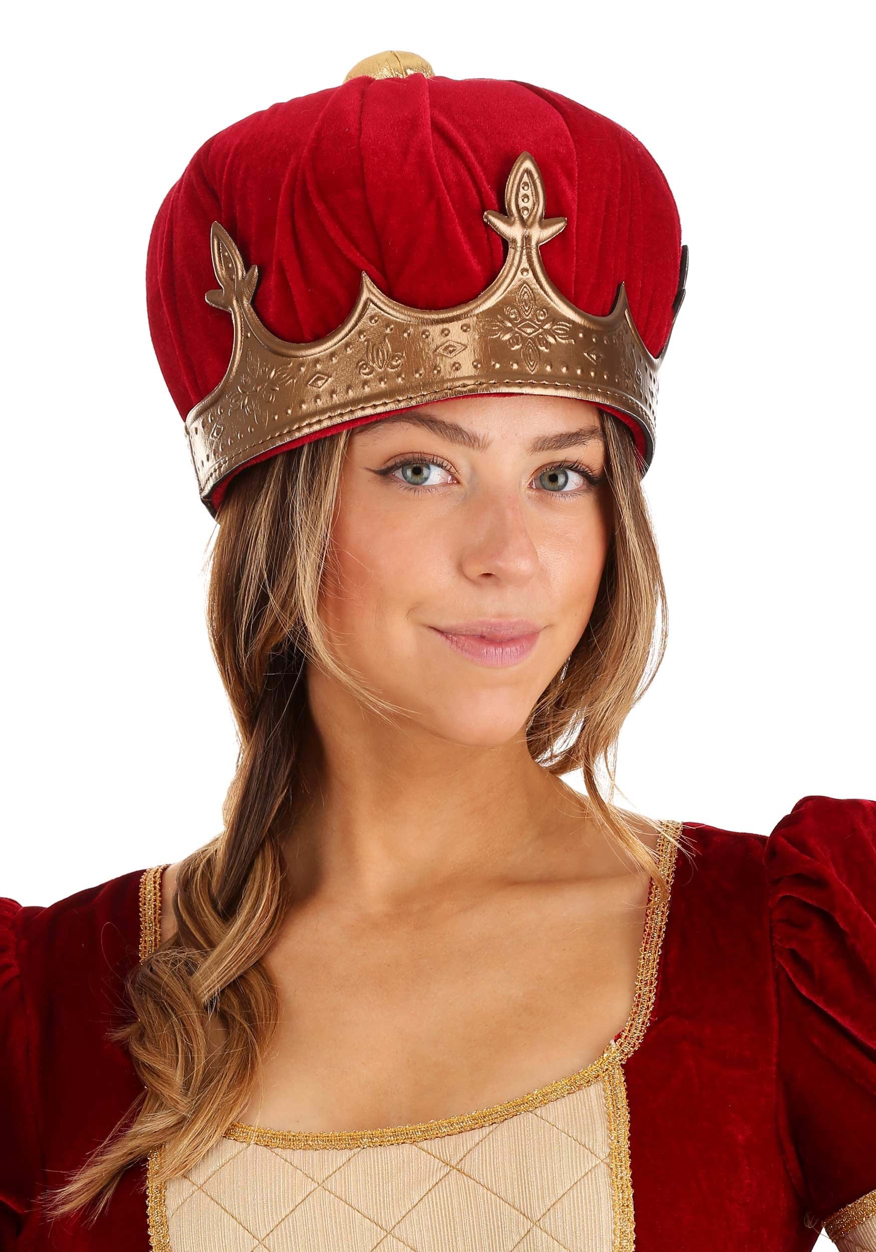 Adult Queen Plush Costume Crown