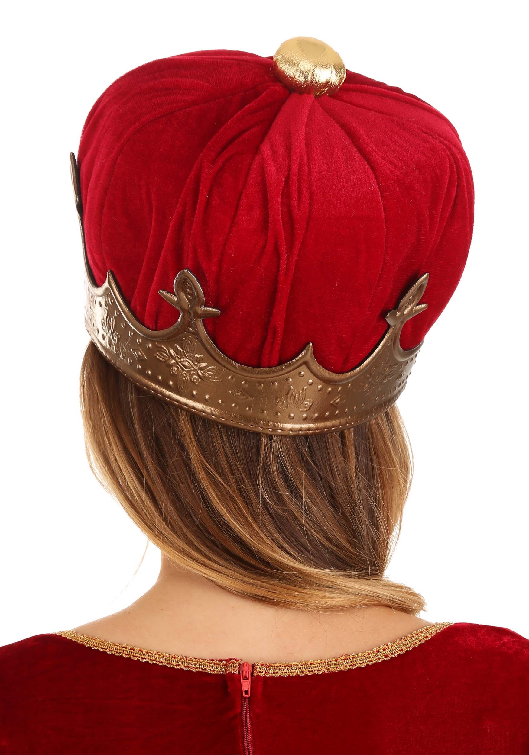 Adult Queen Plush Costume Crown