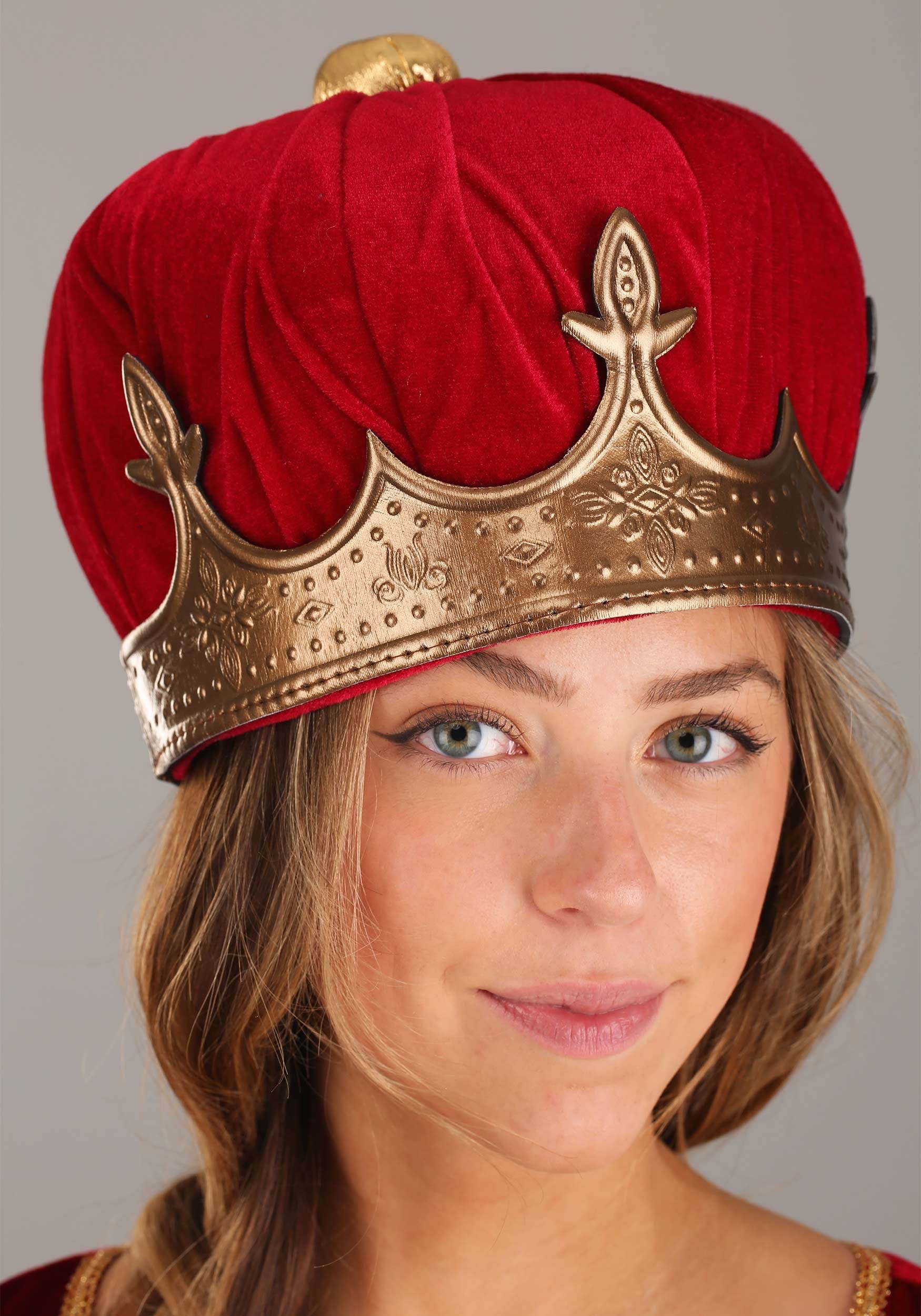 Adult Queen Plush Costume Crown