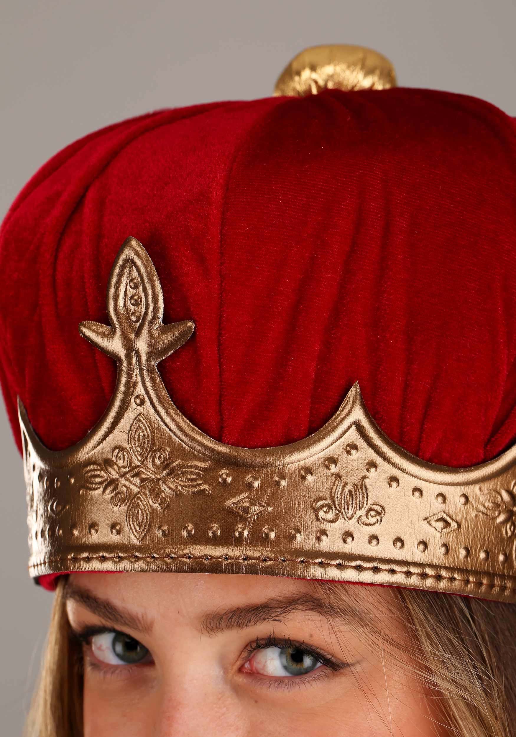 Adult Queen Plush Costume Crown