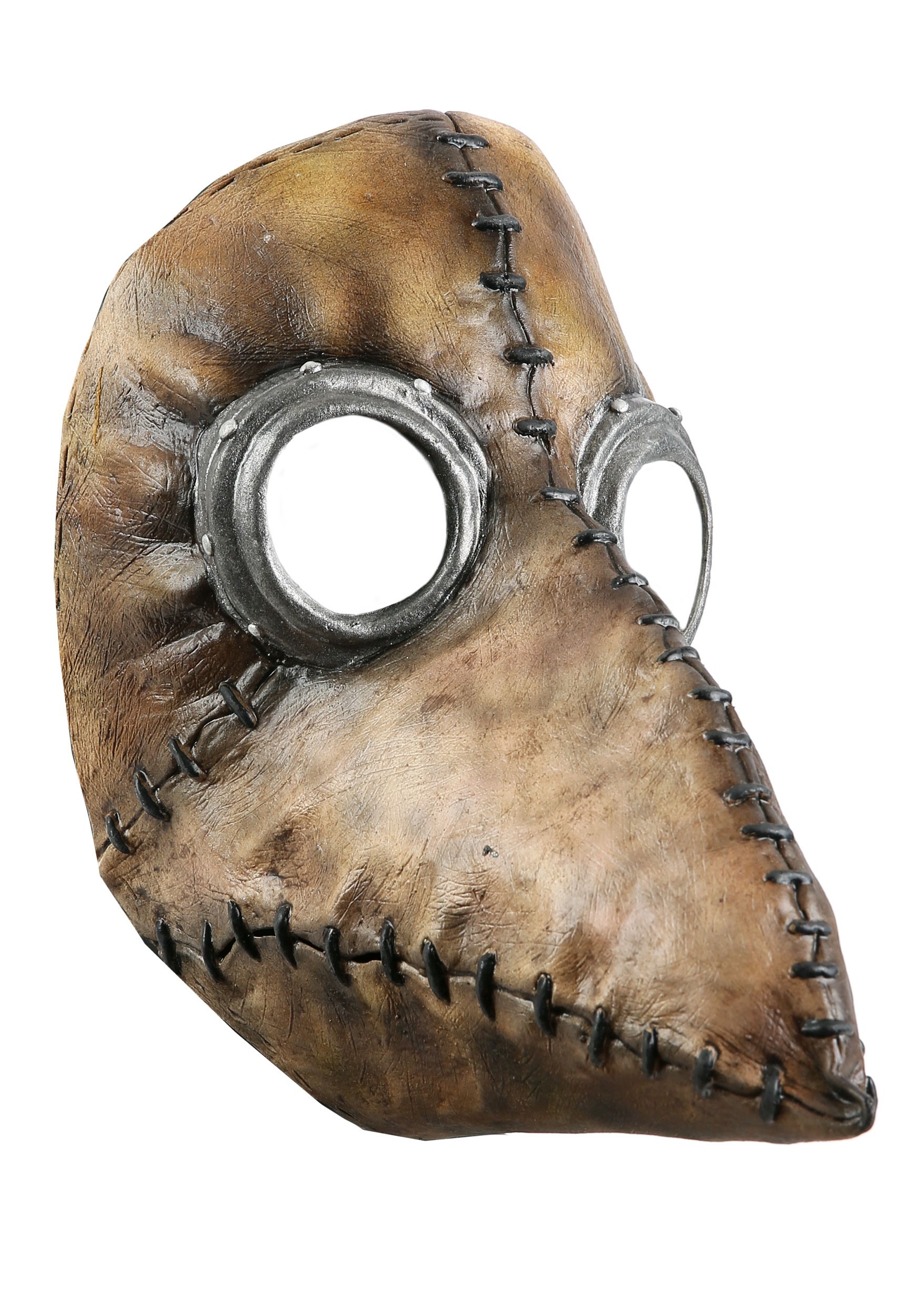 Brown Distressed Plague Doctor Mask