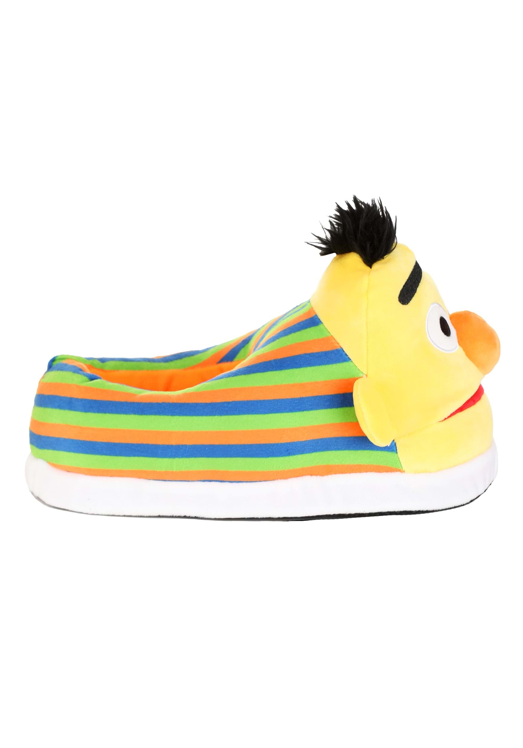 Adult Sesame Street Bert & Ernie Plush Slippers