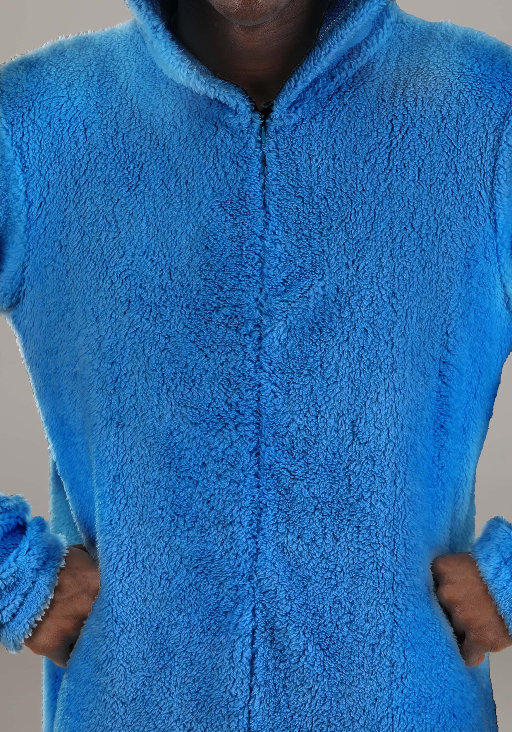 Adult Sesame Street Grover Jumpsuit Costume