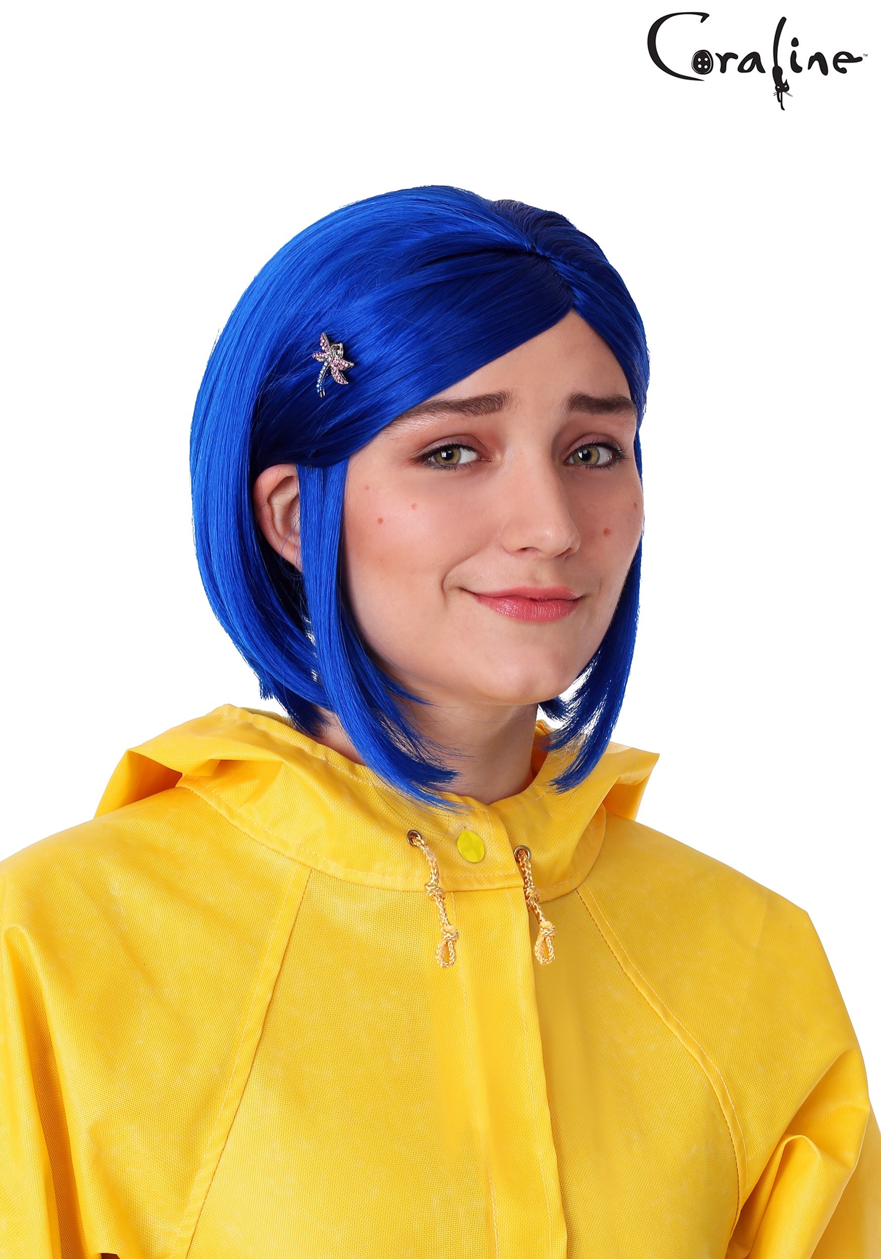 Women's Coraline Blue Costume Wig