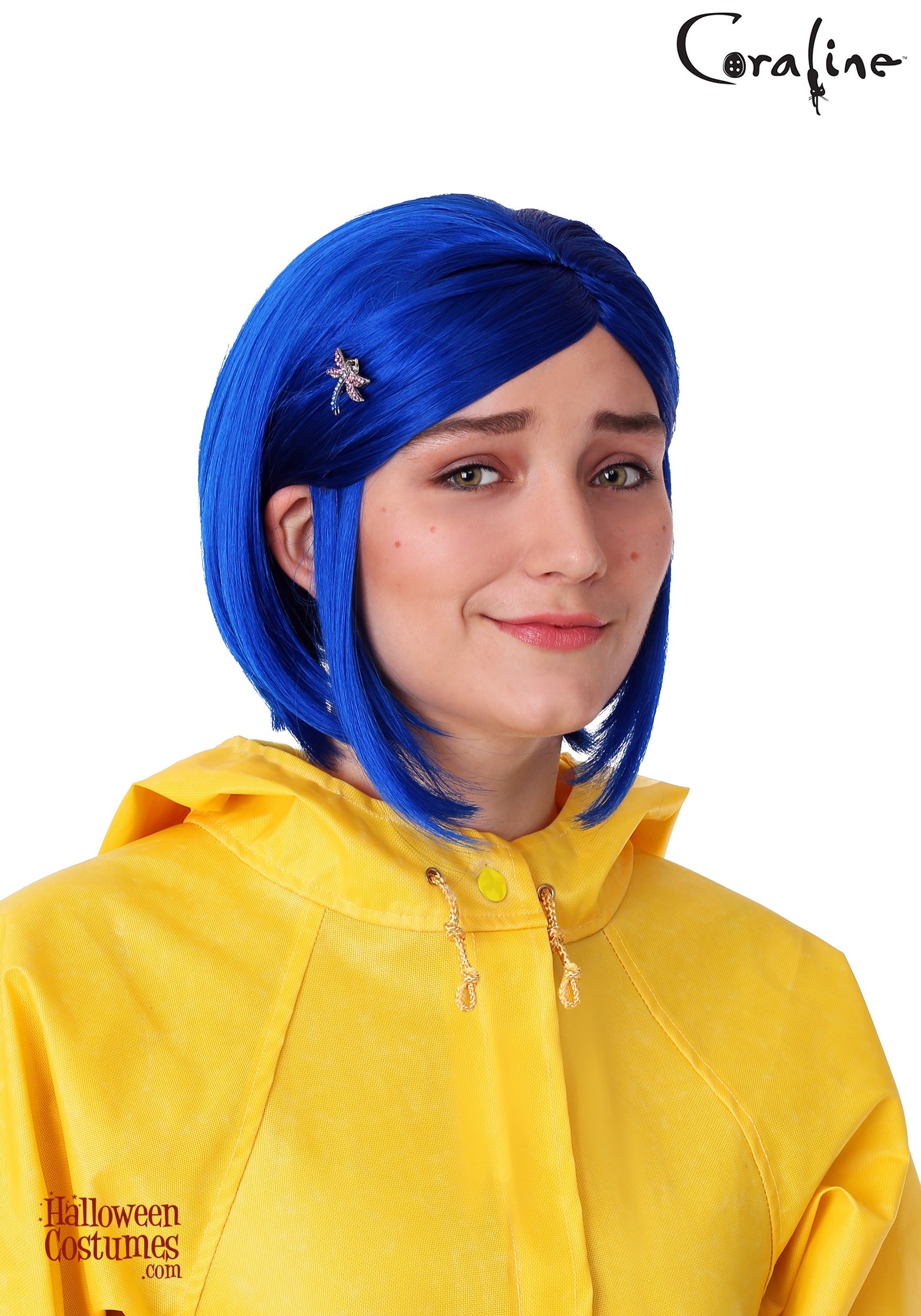 Women's Coraline Blue Costume Wig