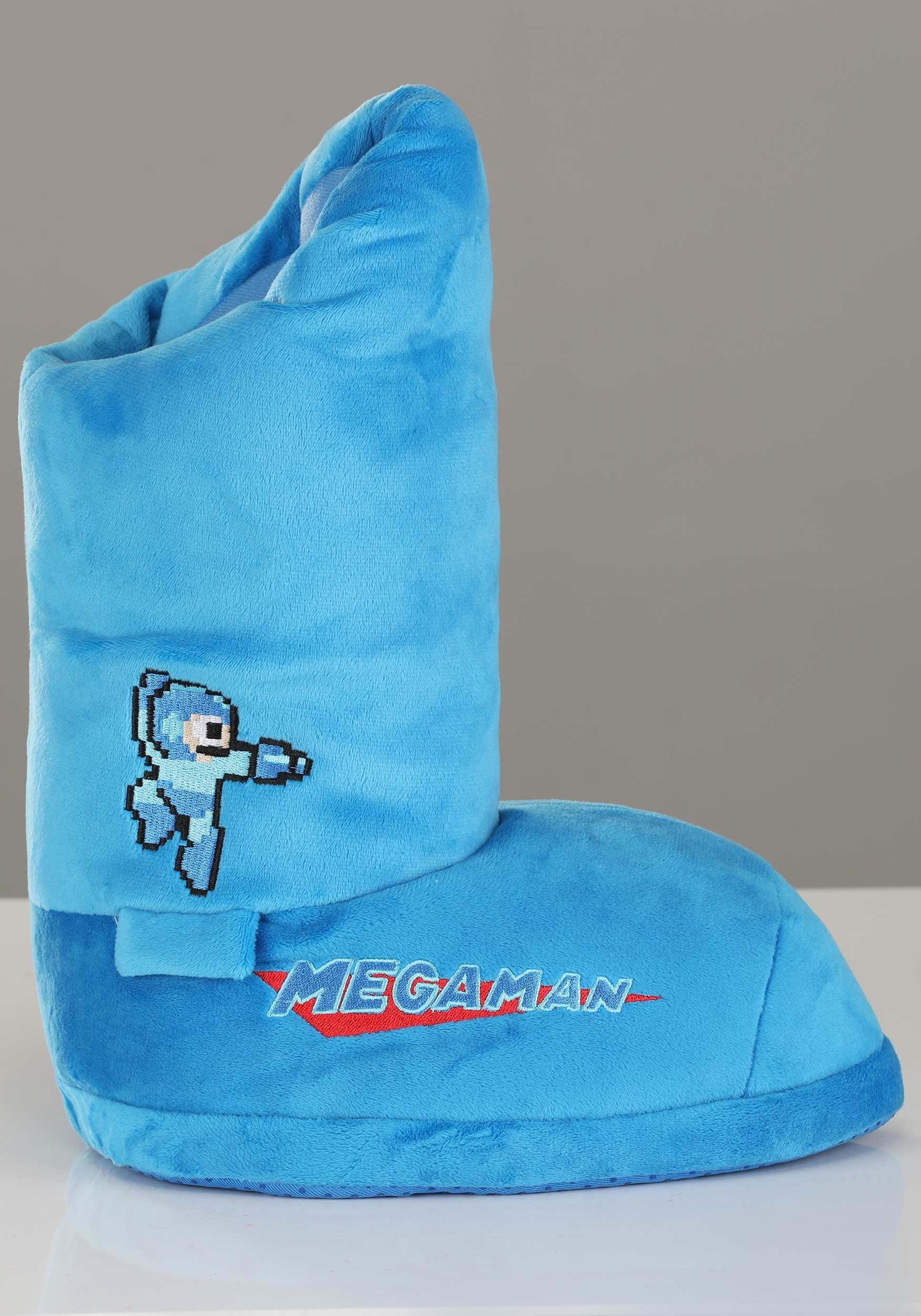 Mega Man Costume Slippers for Adults