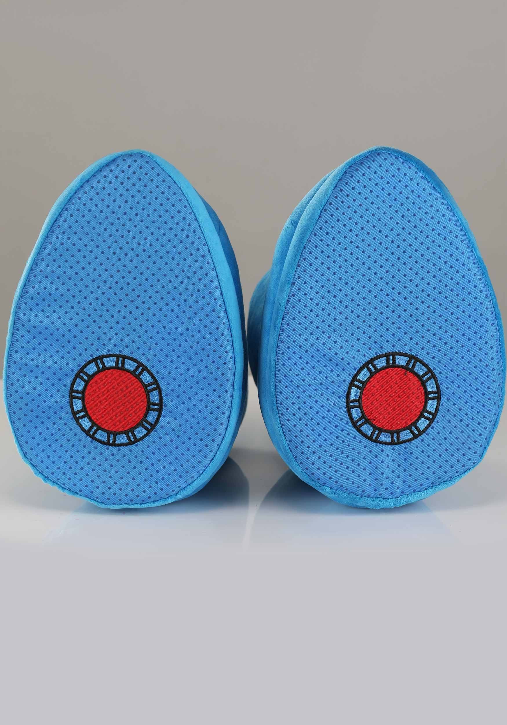 Mega Man Costume Slippers for Adults